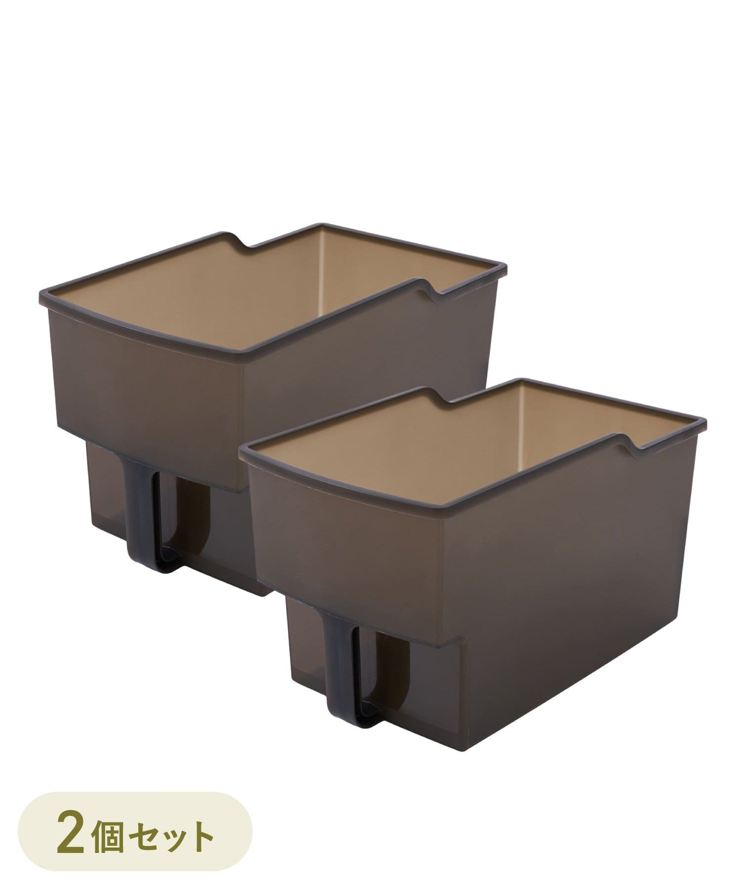 3COINS(スリーコインズ) 《WEB限定セット》吊り戸棚BOX浅型2個セット