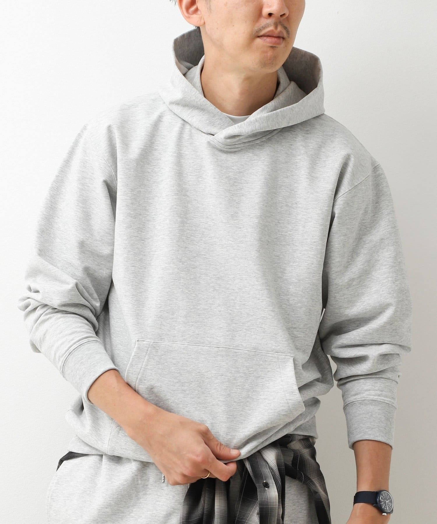 NOLLEY'S(ノーリーズ) 度詰ミニ裏毛ストレッチスウェットフーディー 26AW