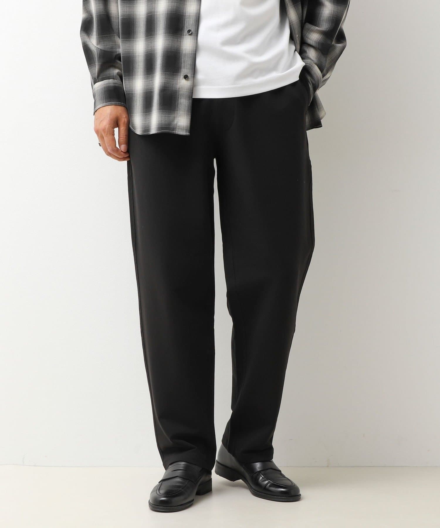 NOLLEY'S(ノーリーズ) 度詰ミニ裏毛ストレッチスウェットパンツ 26AW