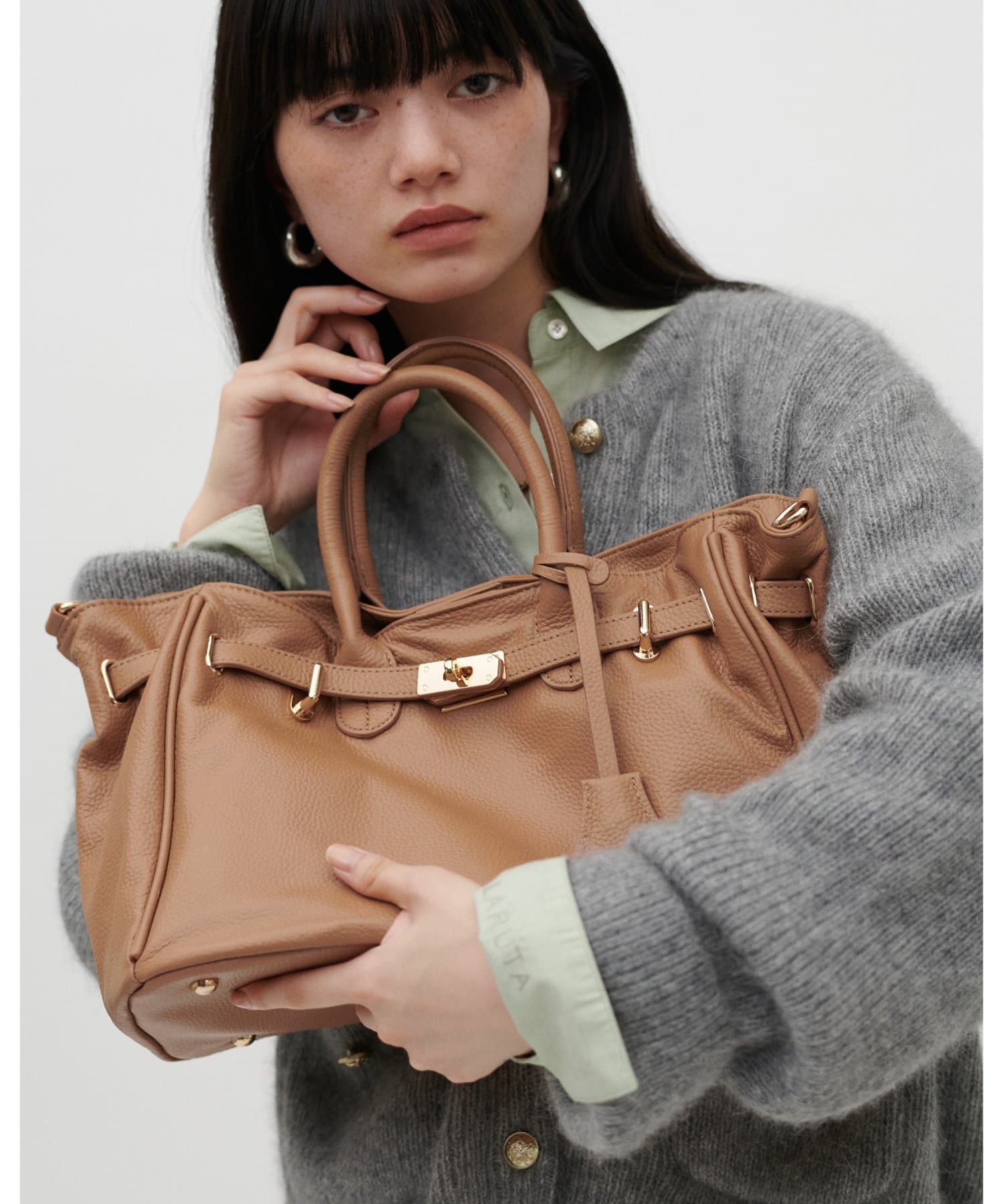 LARUTA(ラルータ) レザーバーキンスタイルバッグ