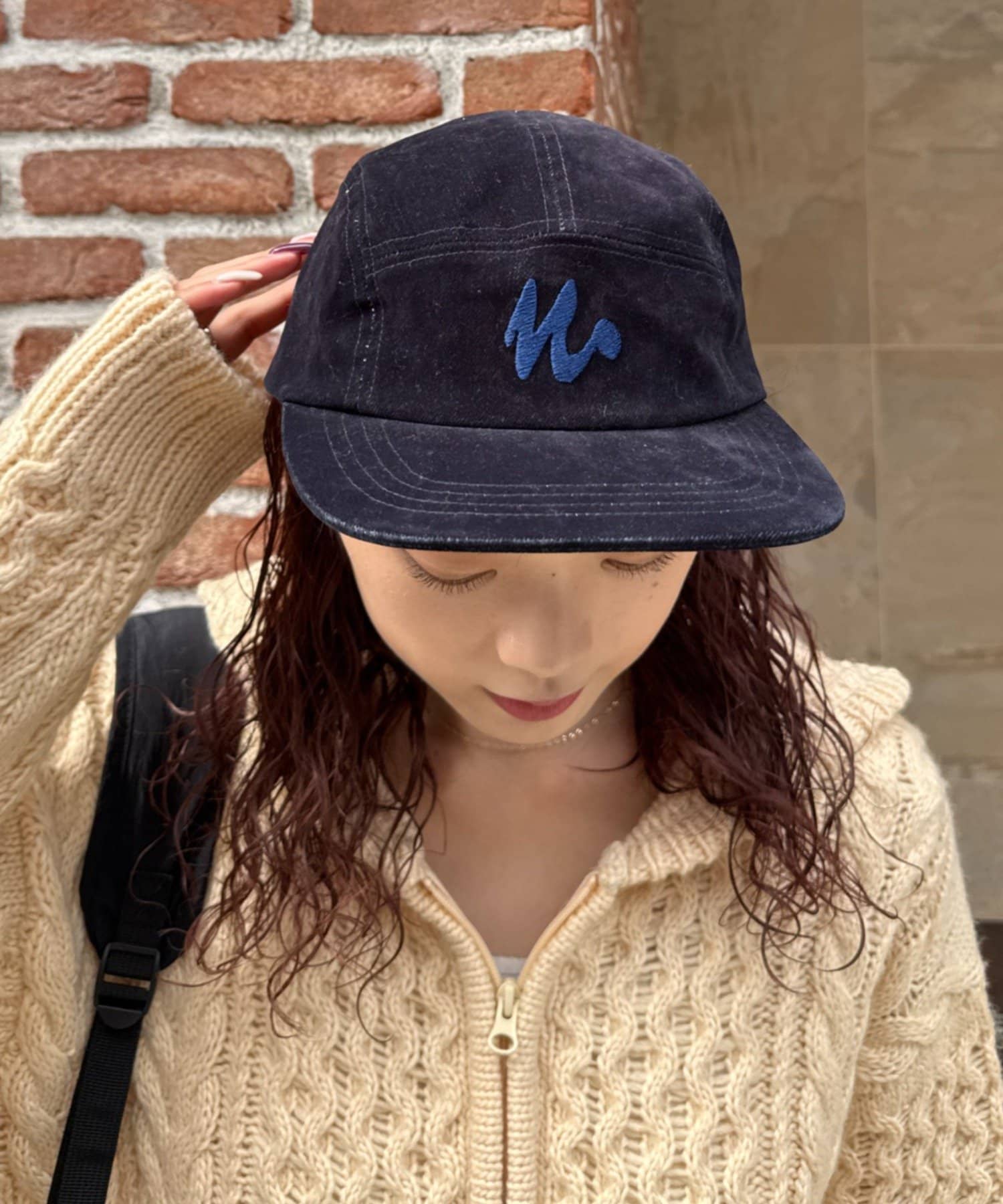 CIAOPANIC TYPY(チャオパニックティピー) 【UNISEX】フロッキーワンポイントジェットキャップ