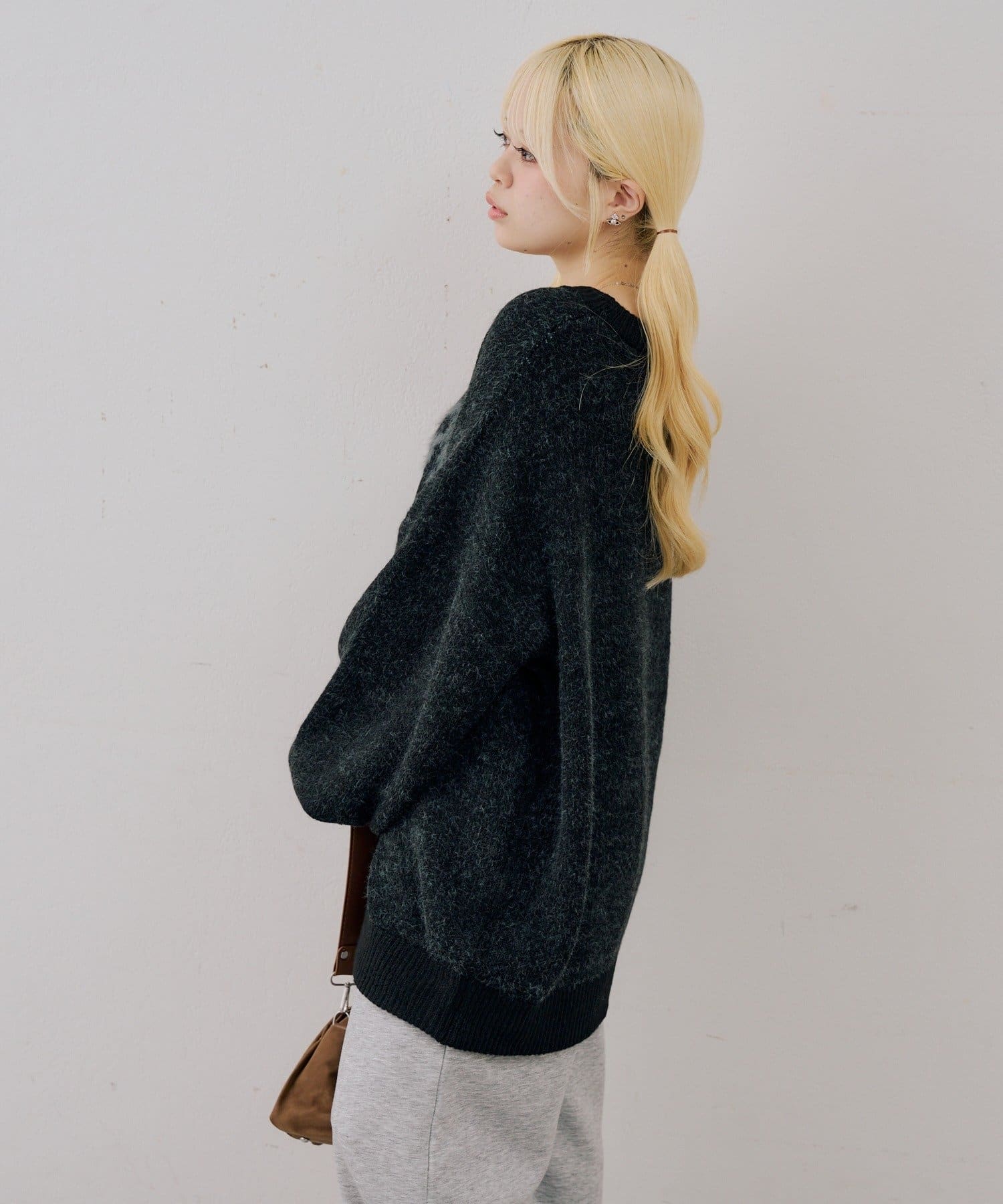 NICE CLAUP / OLIVE des OLIVE OUTLET(ナイスクラップ  / オリーブ デ オリーブ アウトレット) 【continuer 】ビッグロゴニット