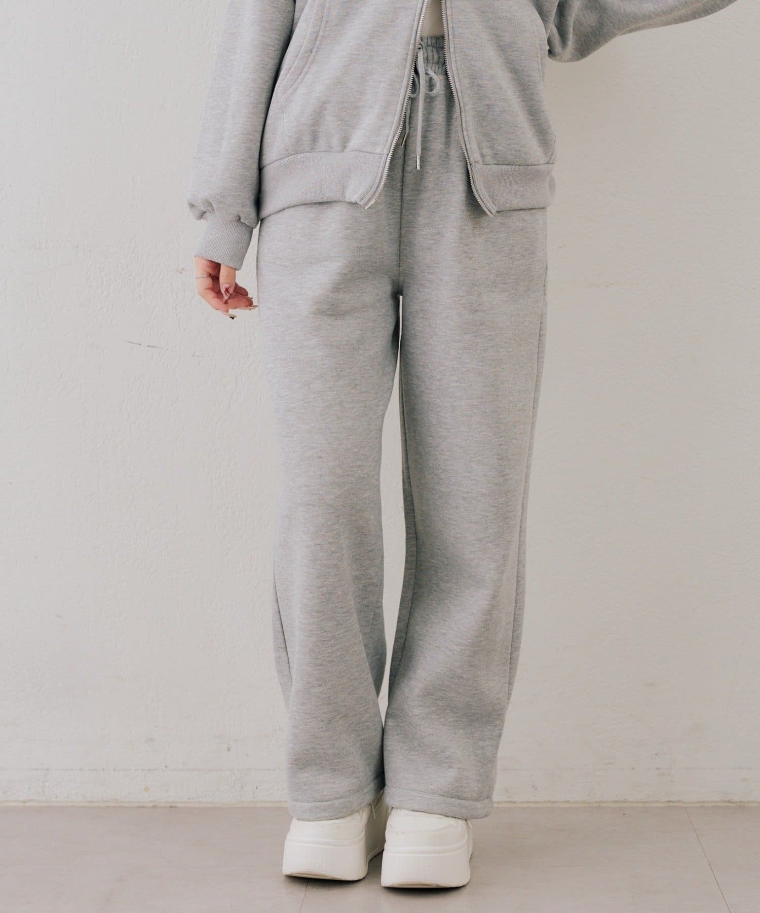 NICE CLAUP / OLIVE des OLIVE OUTLET(ナイスクラップ  / オリーブ デ オリーブ アウトレット) 【ANOTHER BRANCH】【セットアップ可能】裏毛バックロゴスエットパンツ