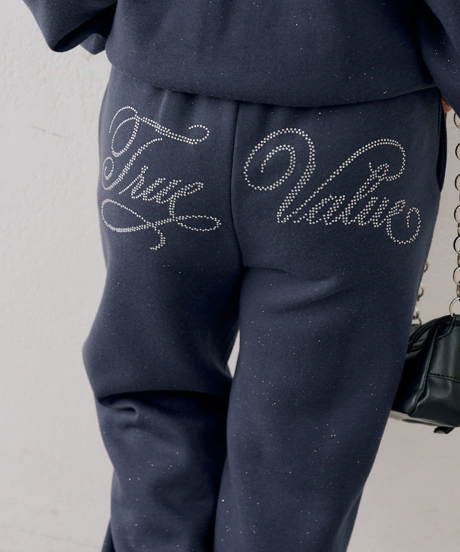 NICE CLAUP / OLIVE des OLIVE OUTLET(ナイスクラップ  / オリーブ デ オリーブ アウトレット) 【ANOTHER BRANCH】【セットアップ可能】裏毛バックロゴスエットパンツ