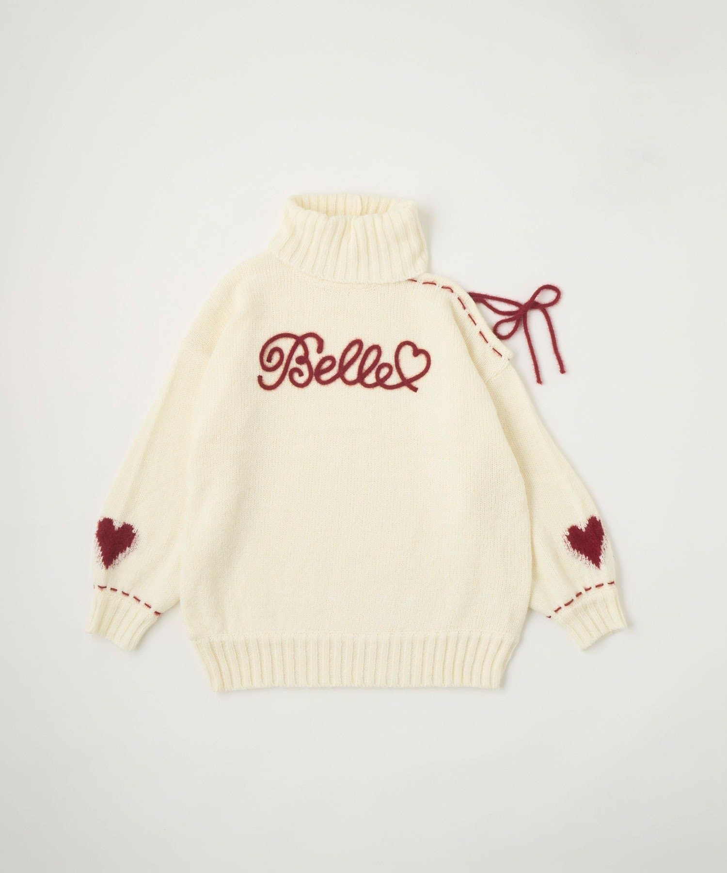 Belle Charme(ベルシャルム) Lovely Belle Logo Knit