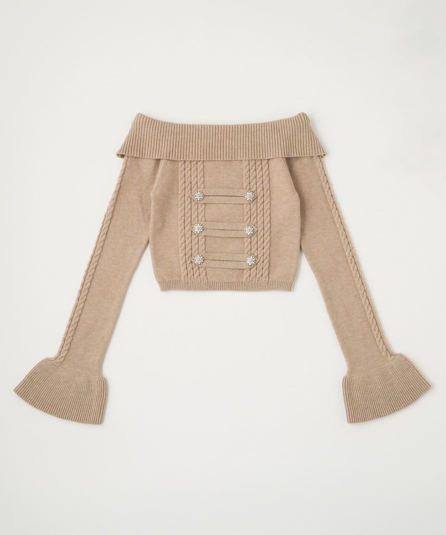 Belle Charme(ベルシャルム) Snow Napoleon Knit