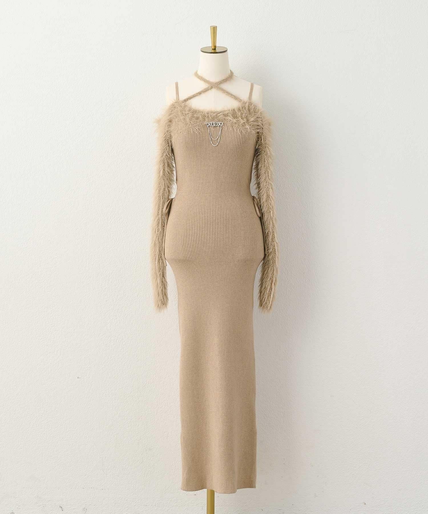 Belle Charme(ベルシャルム) Lady Tight Knit Onepiece