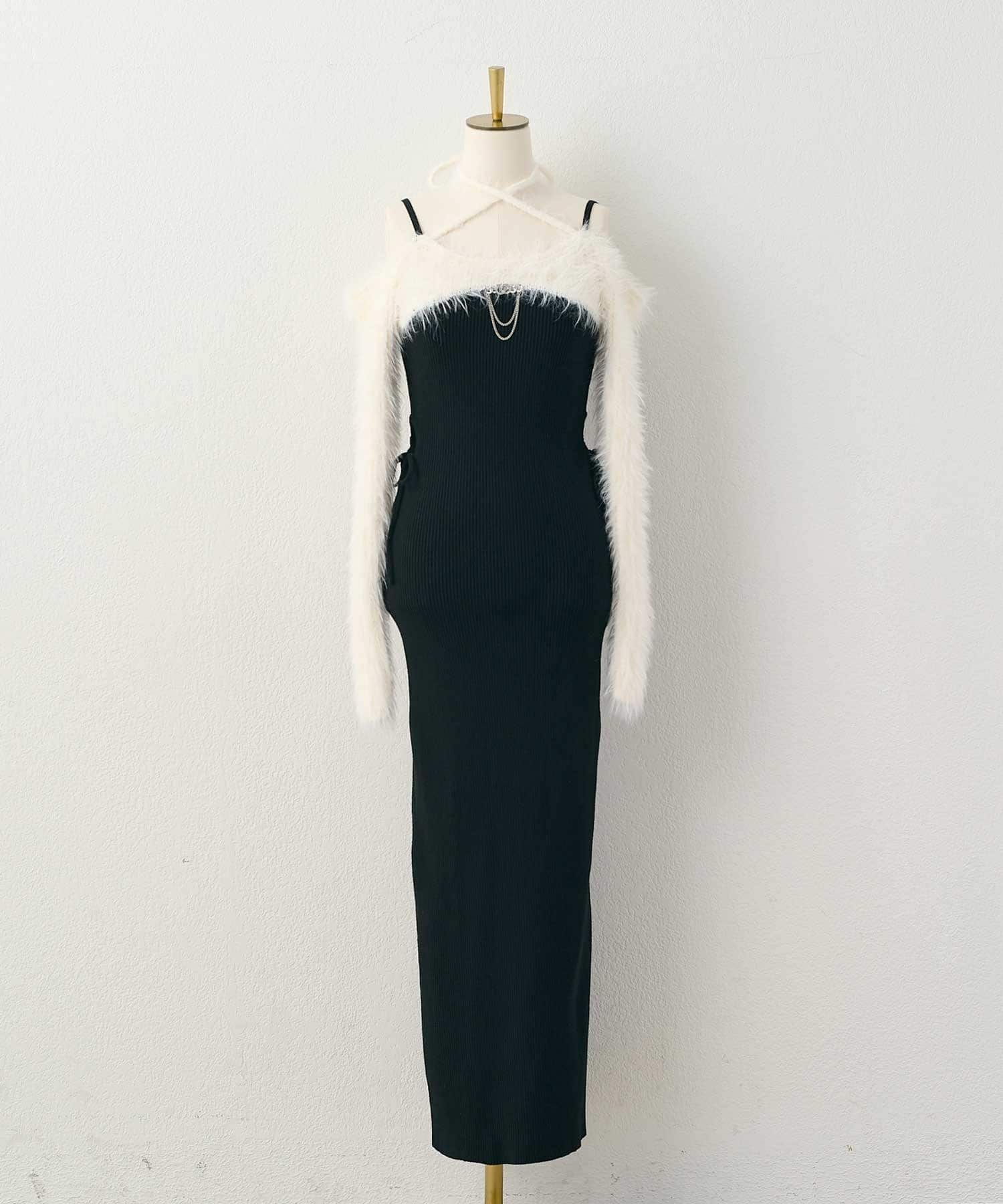 Belle Charme(ベルシャルム) Lady Tight Knit Onepiece