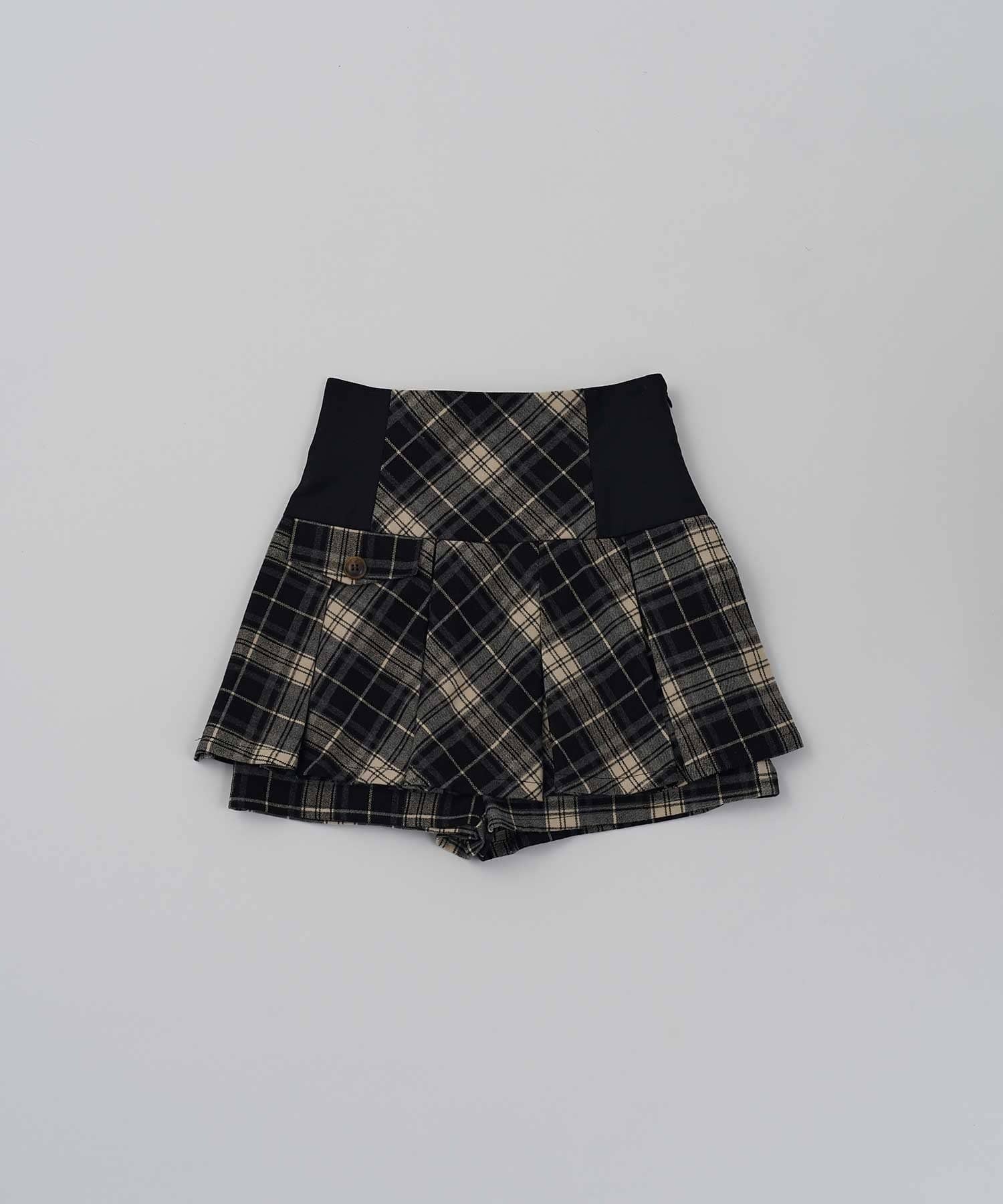 Belle Charme(ベルシャルム) Bicolor Pleats Skirt