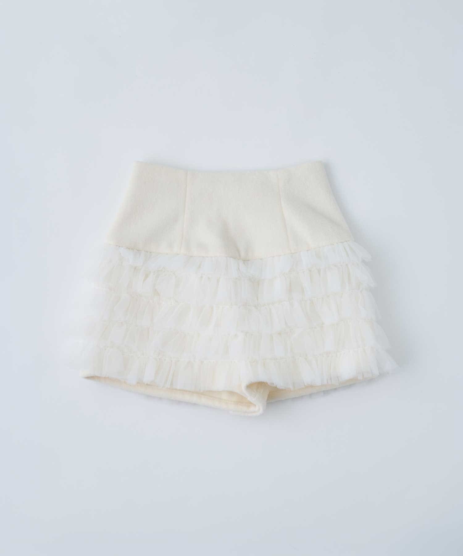 Belle Charme(ベルシャルム) Merry Tulle Tight Skirt