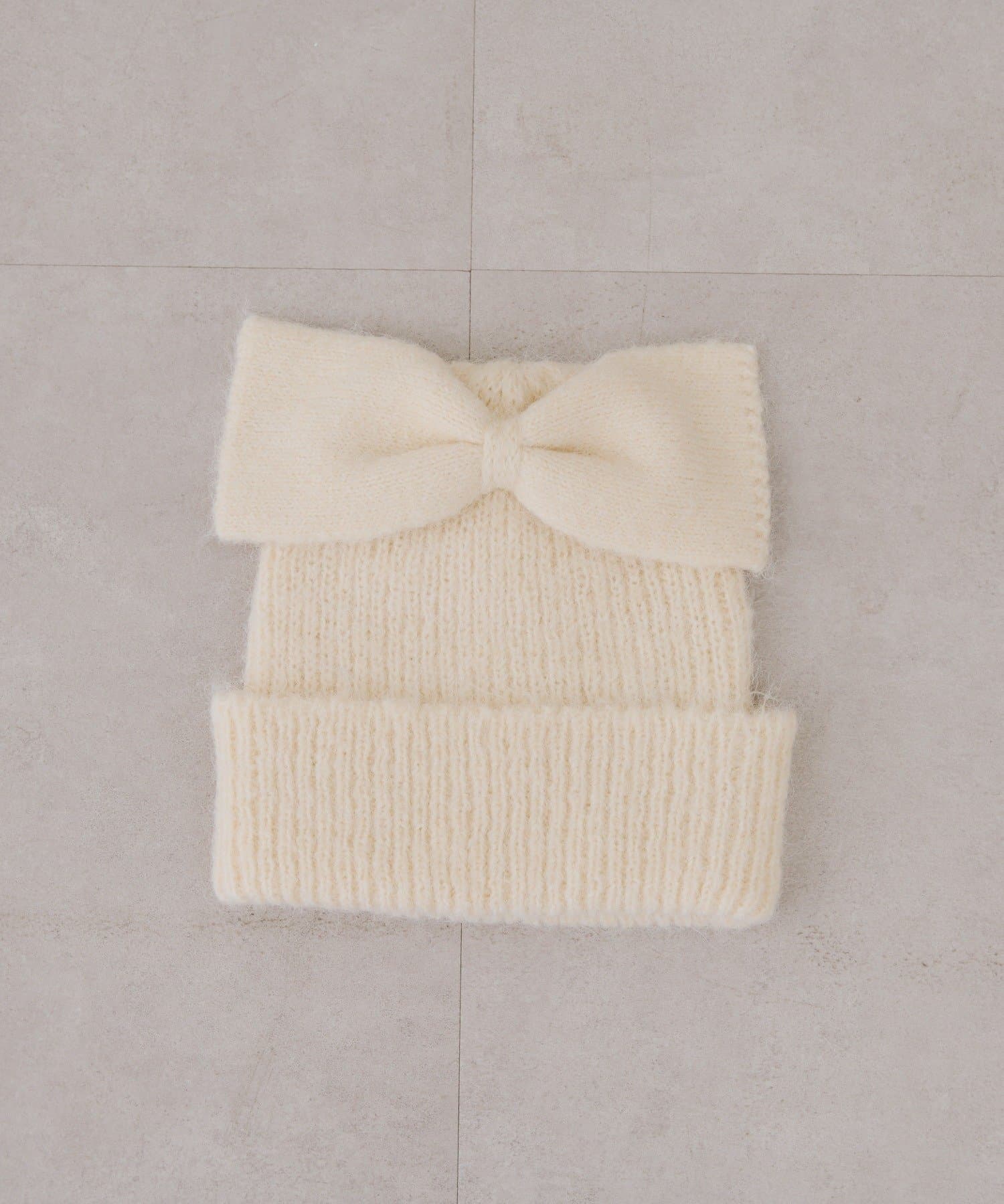 NICE CLAUP / OLIVE des OLIVE OUTLET(ナイスクラップ  / オリーブ デ オリーブ アウトレット) 【RMAF】リボンニットワッチ