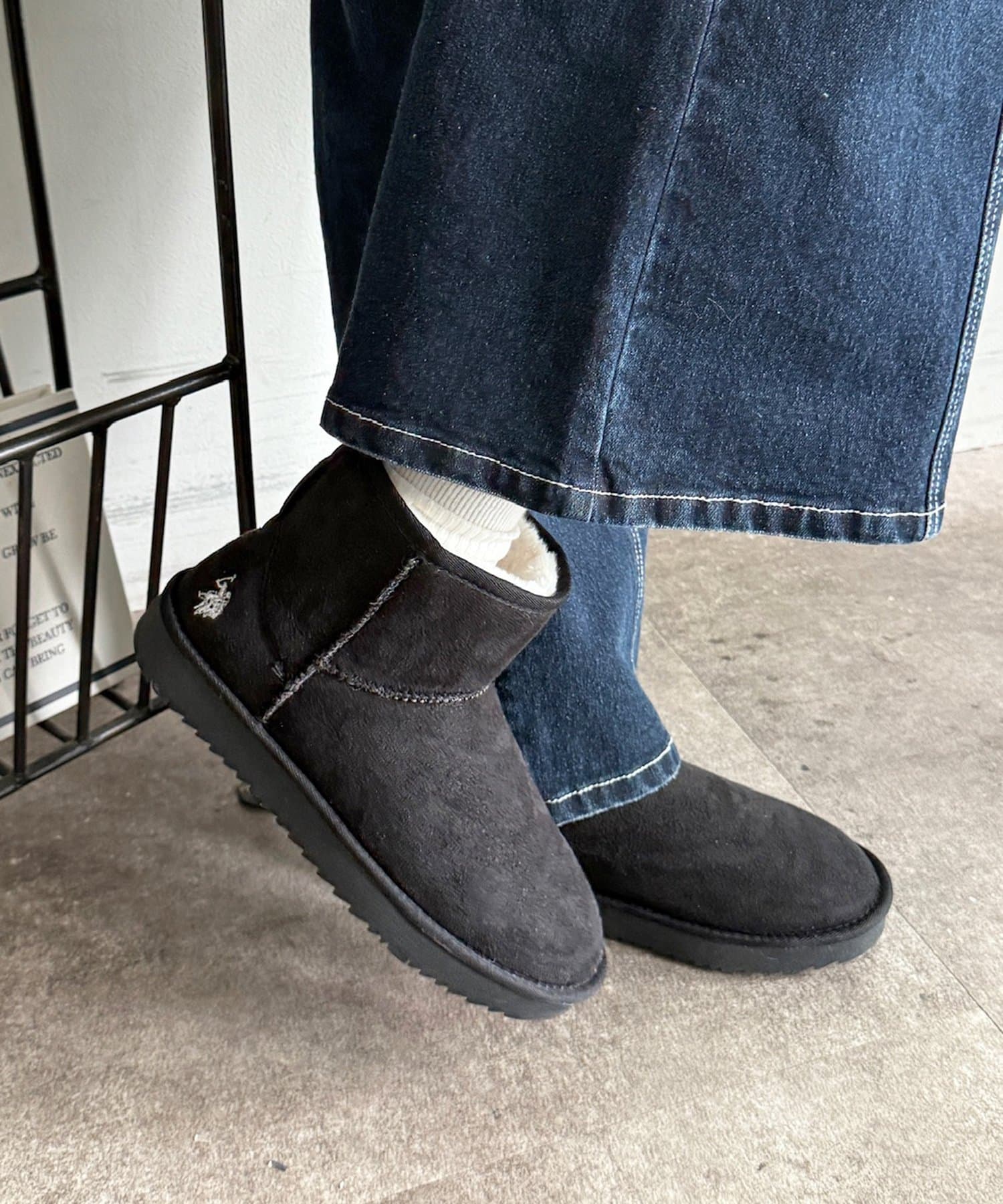 CPCM(シーピーシーエム) 【U.S. POLO ASSN.】 ムートンブーツ