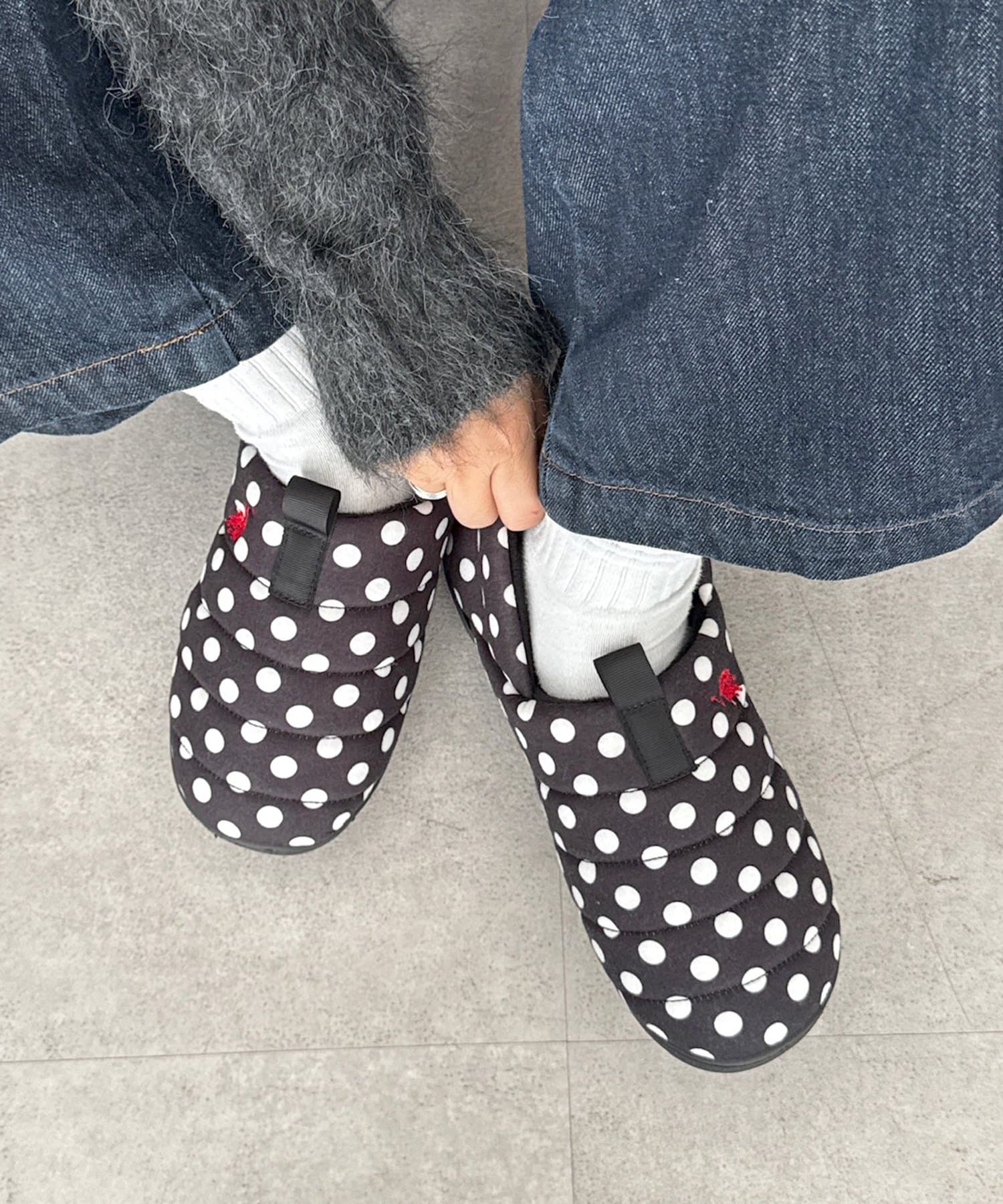 CPCM(シーピーシーエム) 【U.S. POLO ASSN. 】もこもこモックシューズ