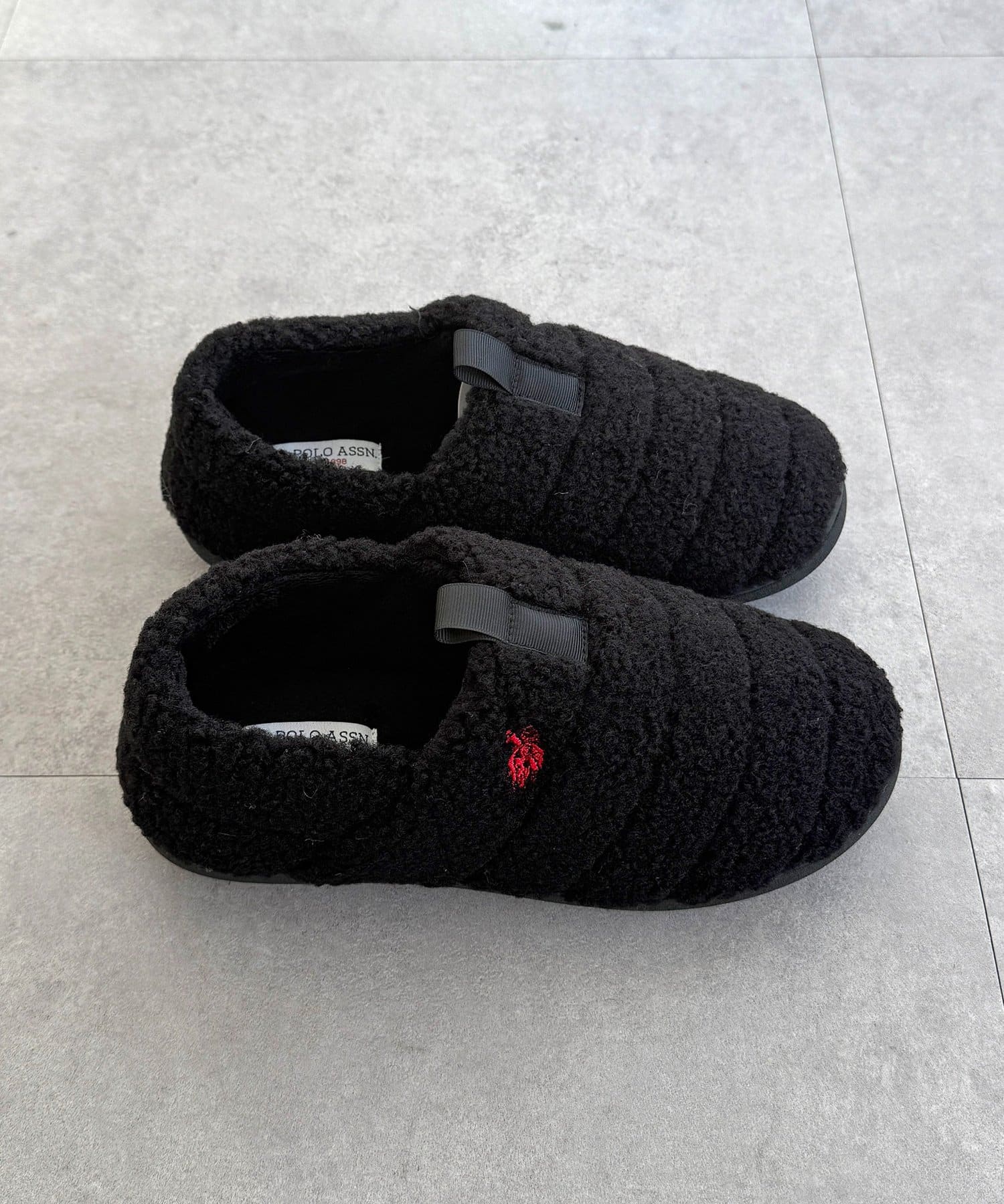 CPCM(シーピーシーエム) 【U.S. POLO ASSN. 】もこもこモックシューズ