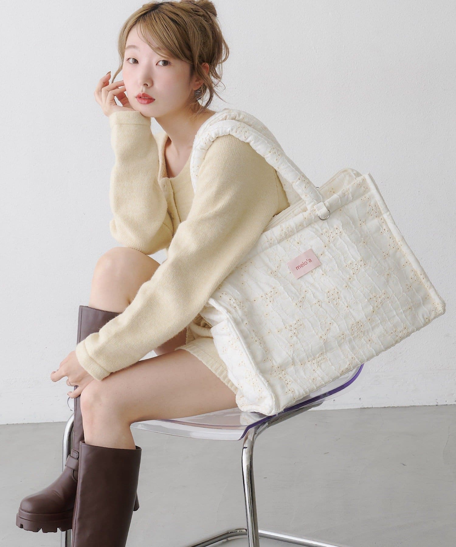 Kastane(カスタネ) 【HIRASAWA企画/10.15(木)11:00発売】melo'aキャリーオントート