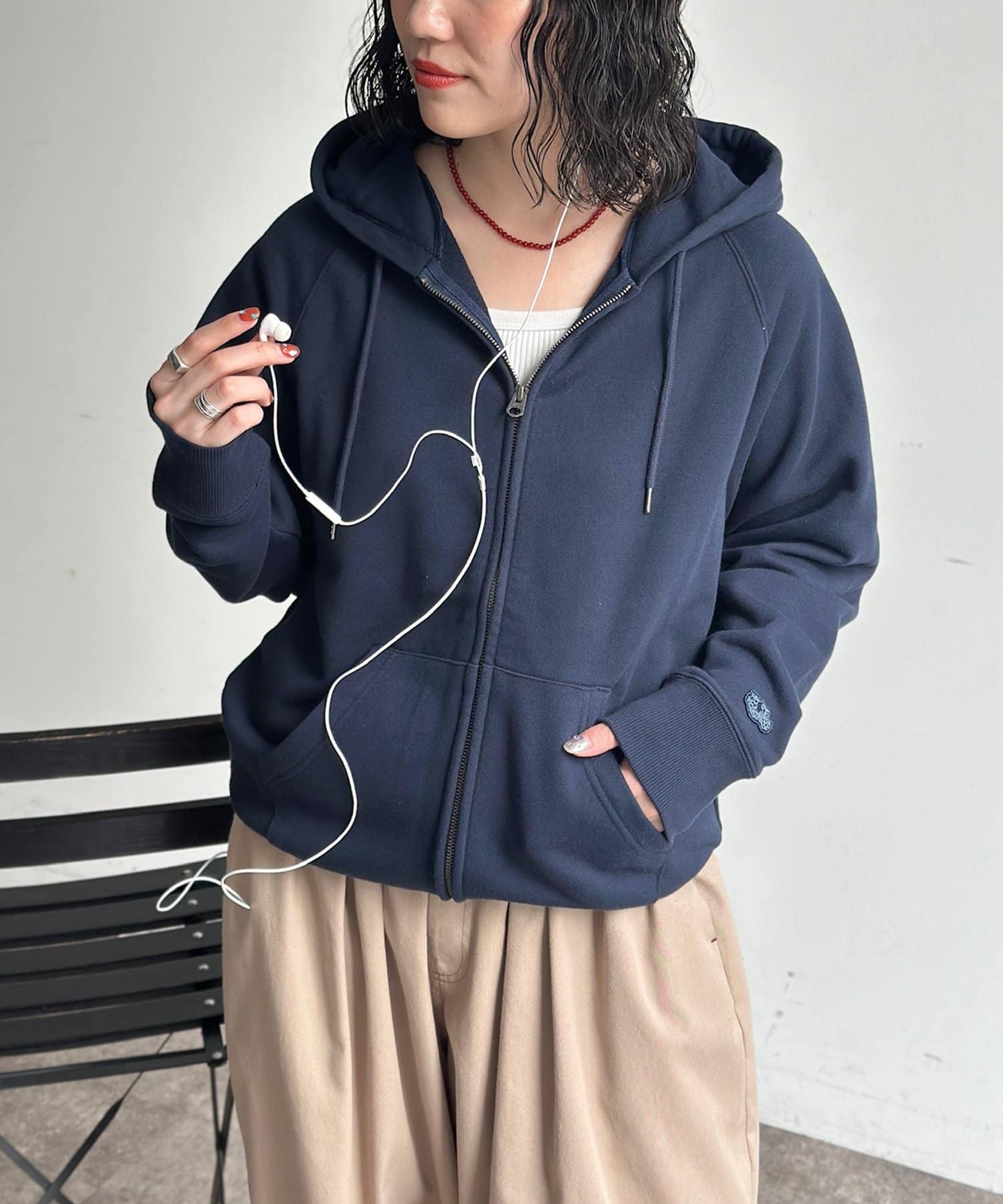 CPCM(シーピーシーエム) 【FRUIT OF THE LOOM】ベーシックジップパーカー
