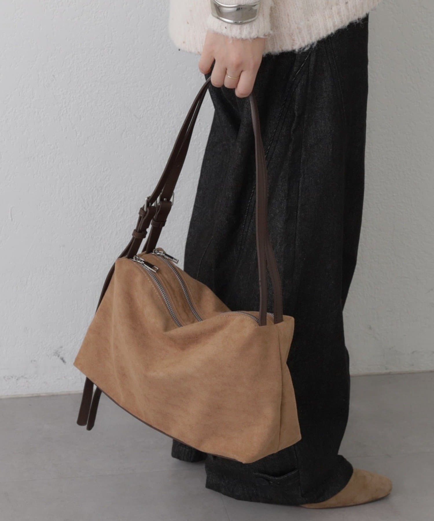 mystic(ミスティック) パイピングベルトスウェードBAG