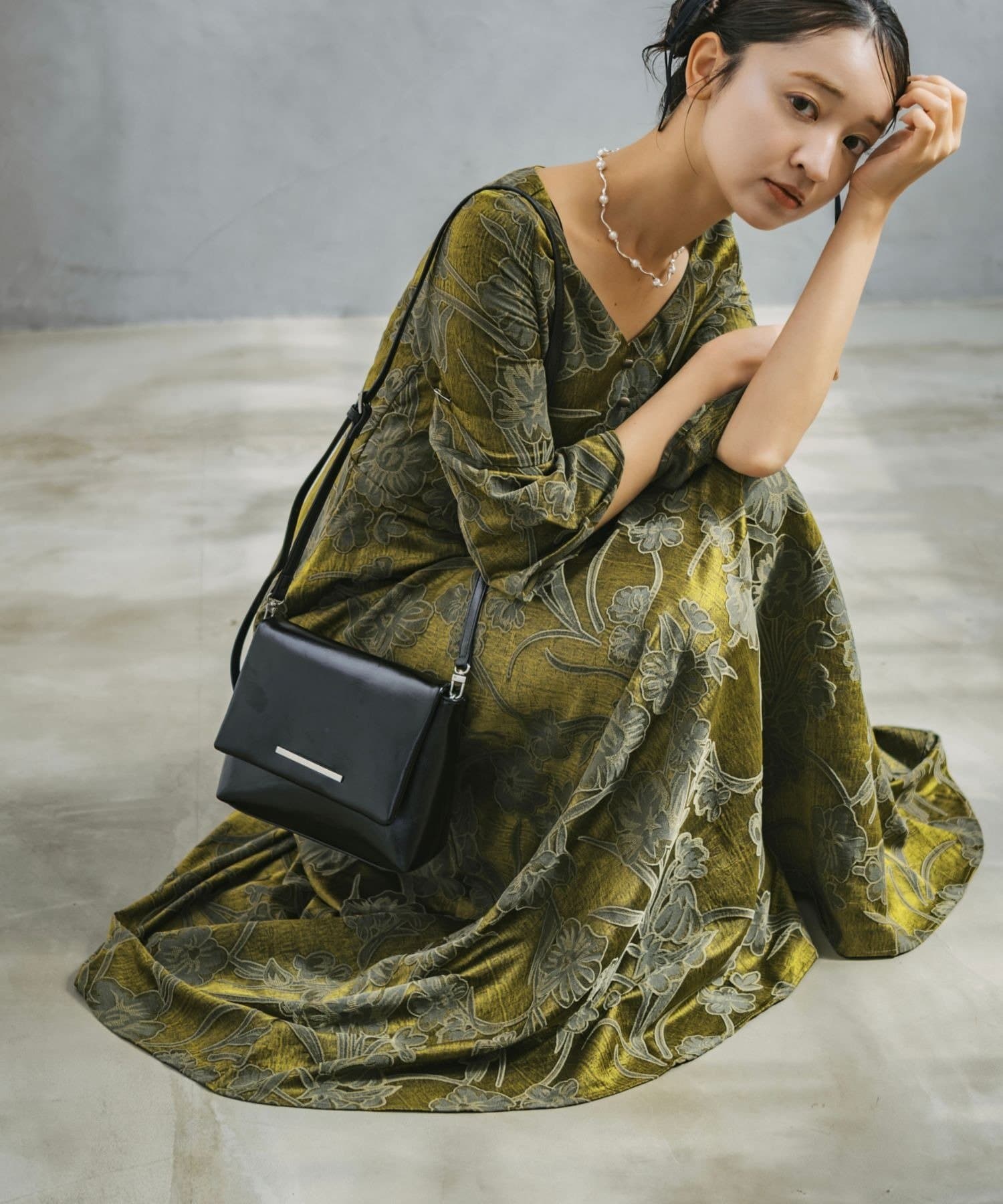 Kastane(カスタネ) 【10.23(金)12:00発売/WEB限定/2サイズ展開】Vintage Flower Dress