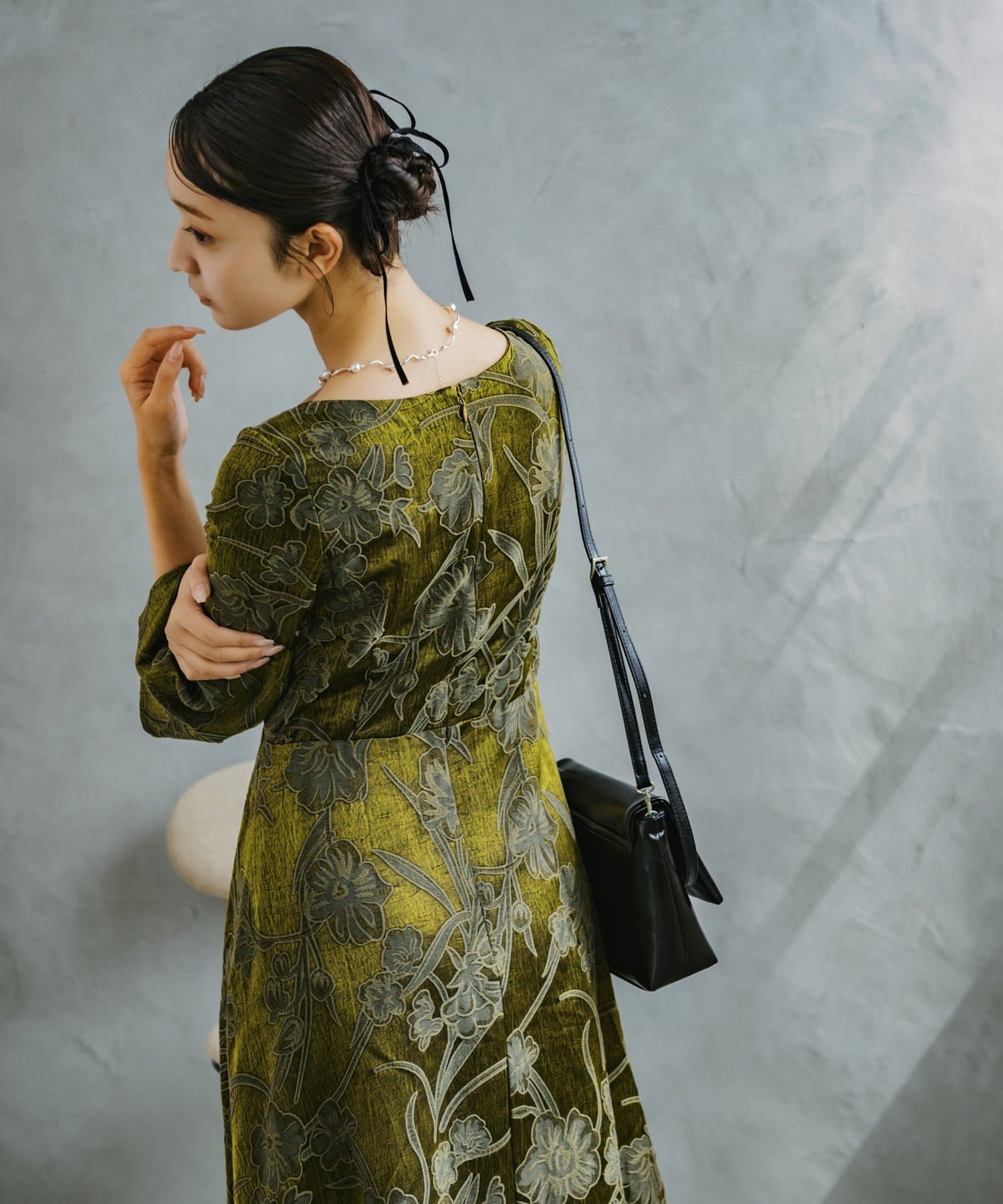 Kastane(カスタネ) 【10.23(金)12:00発売/WEB限定/2サイズ展開】Vintage Flower Dress