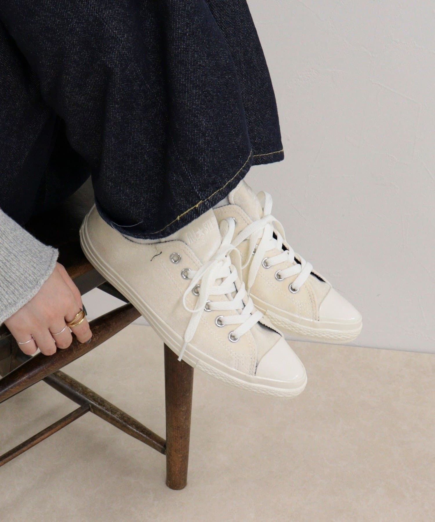 FREDY & GLOSTER(フレディ アンド グロスター) 【CONVERSE/コンバース】オールスターポインテッドベルベット