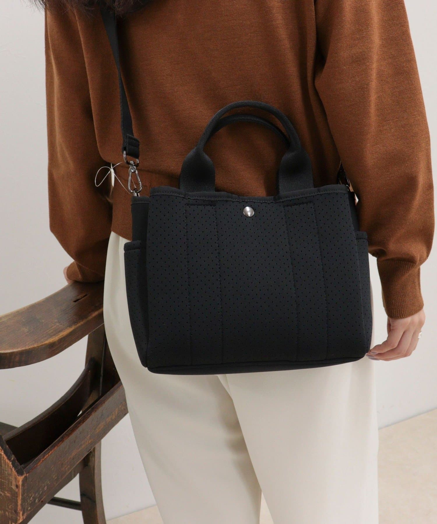 FREDY & GLOSTER(フレディ アンド グロスター) ネオプレーンパンチングトートバッグS