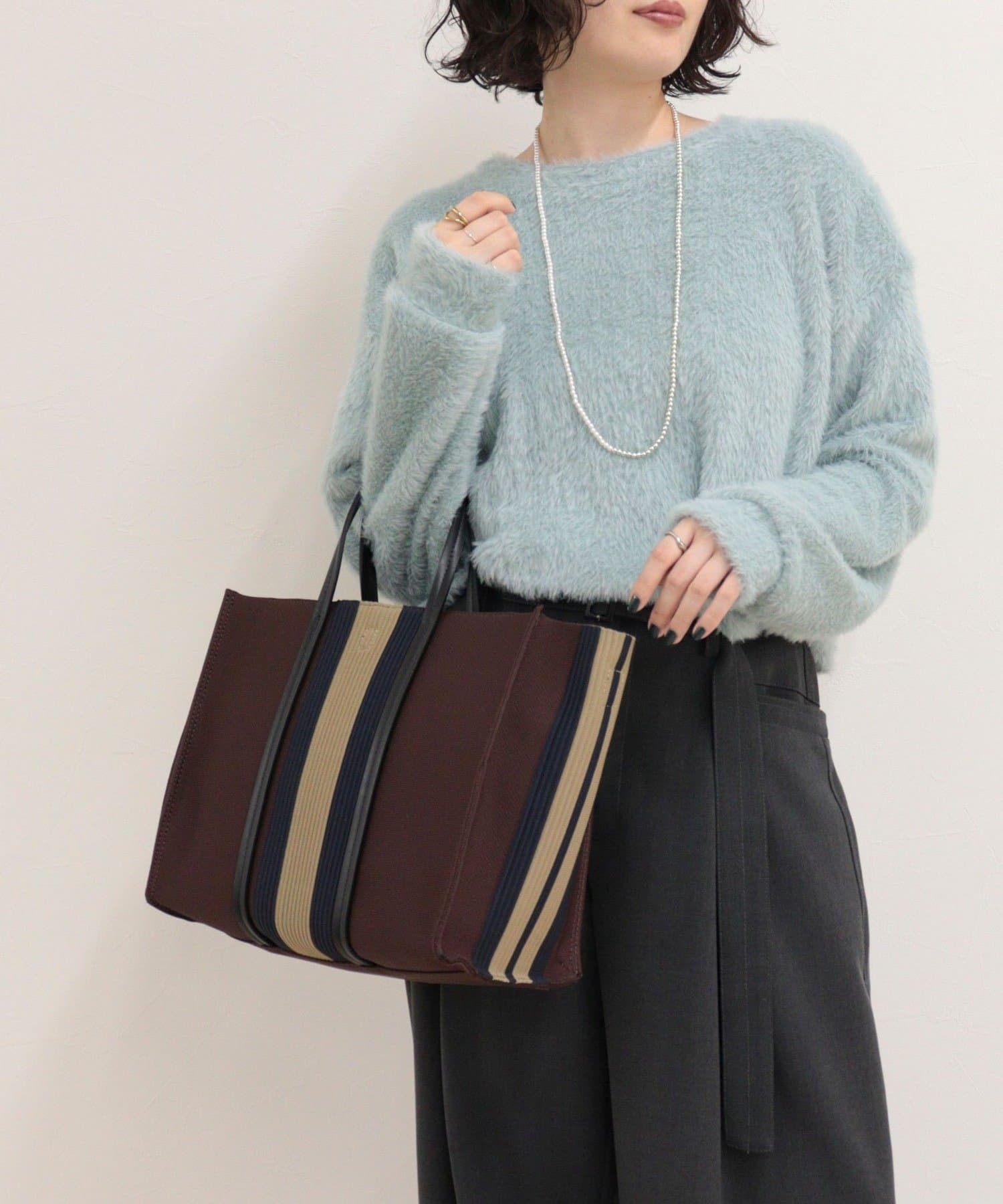FREDY & GLOSTER(フレディ アンド グロスター) マルチSTニットスクエアトートバッグ