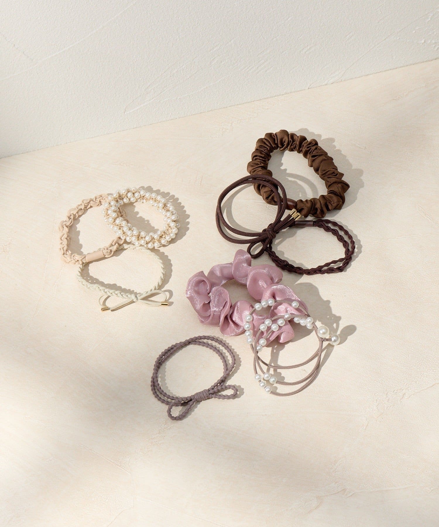 Lattice(ラティス) シンプルヘアゴムセット(3P)