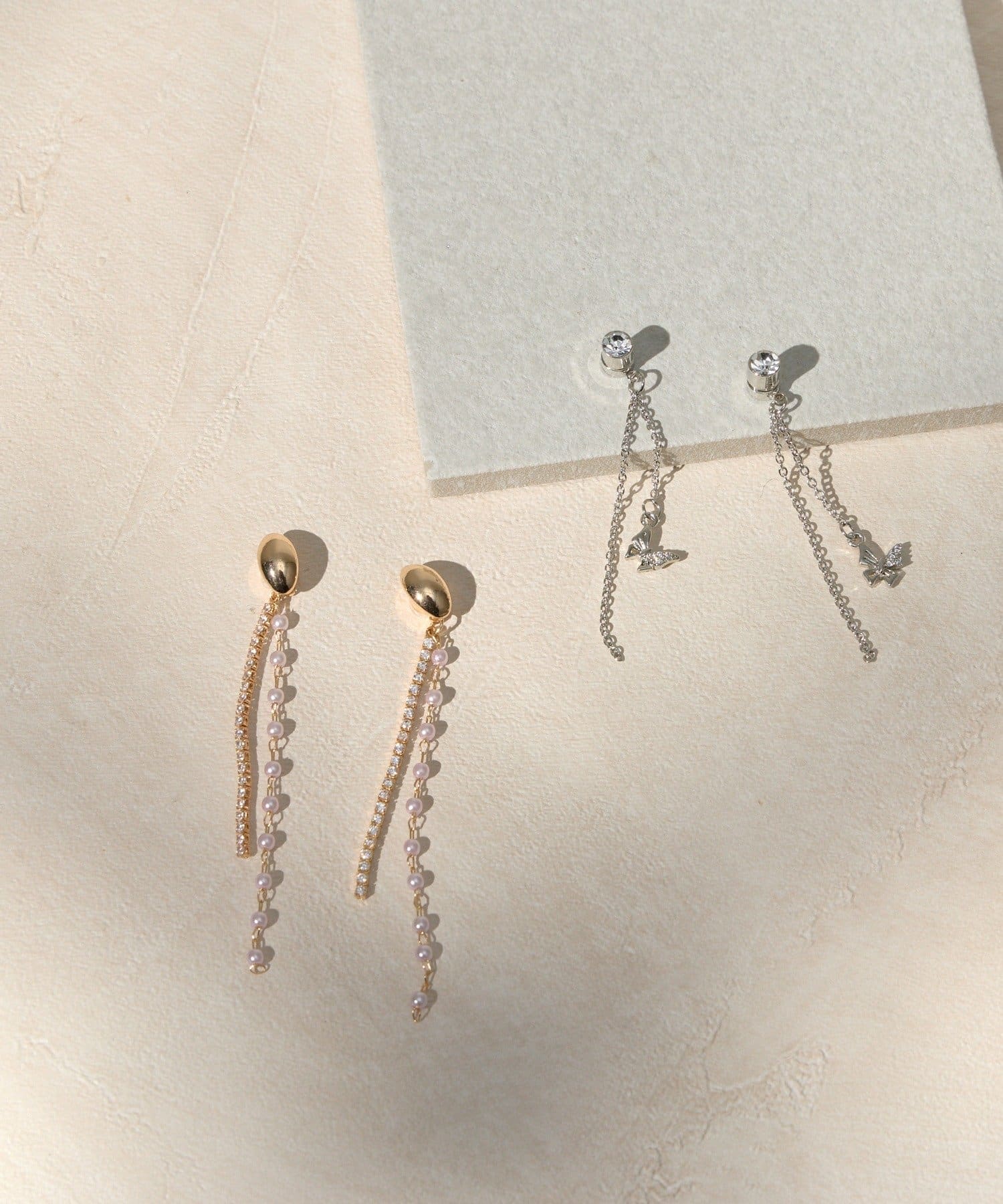 Lattice(ラティス) バタフライロングマグネットピアス