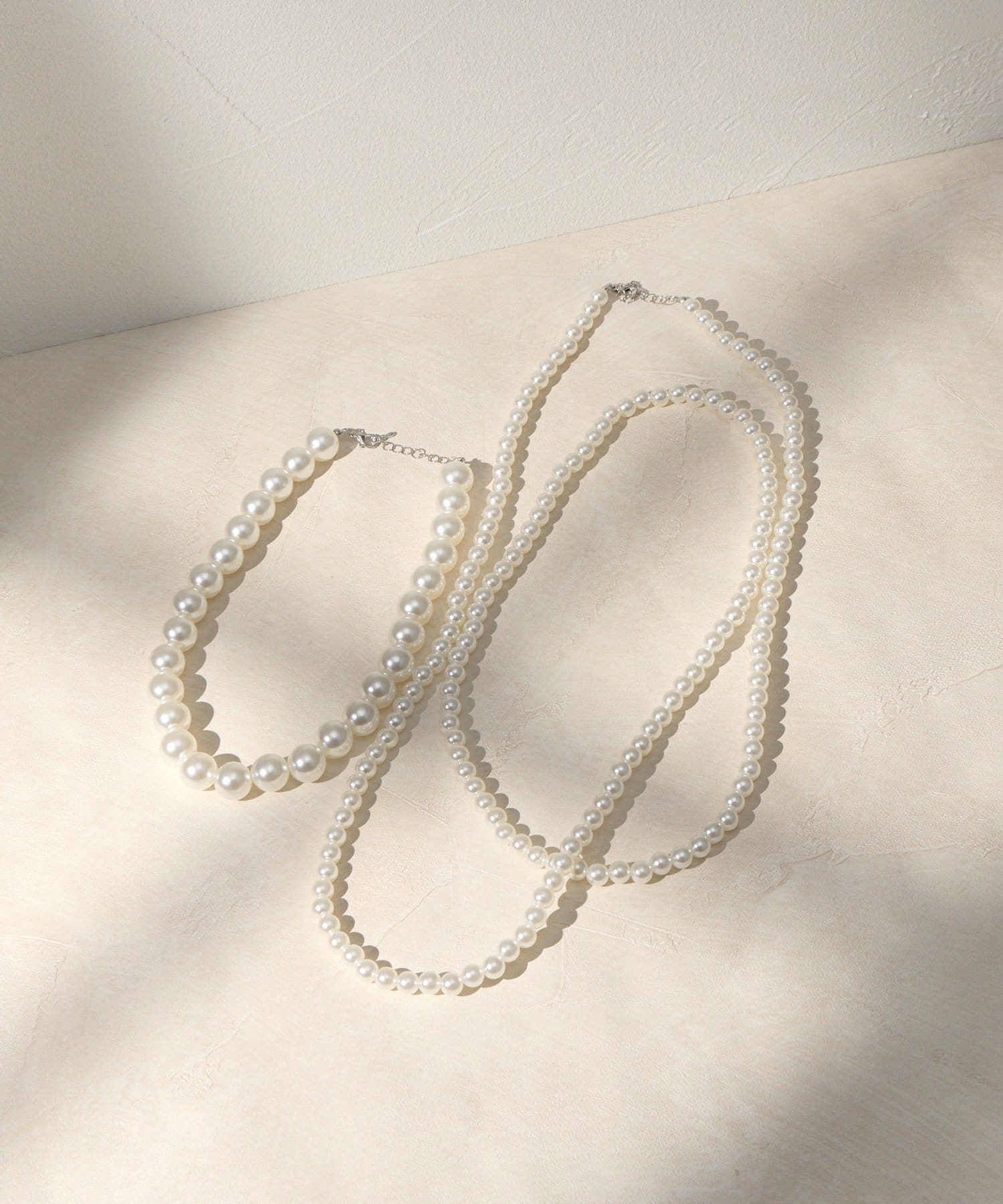 Lattice(ラティス) 【人気の為再入荷】パールボリュームロングネックレス