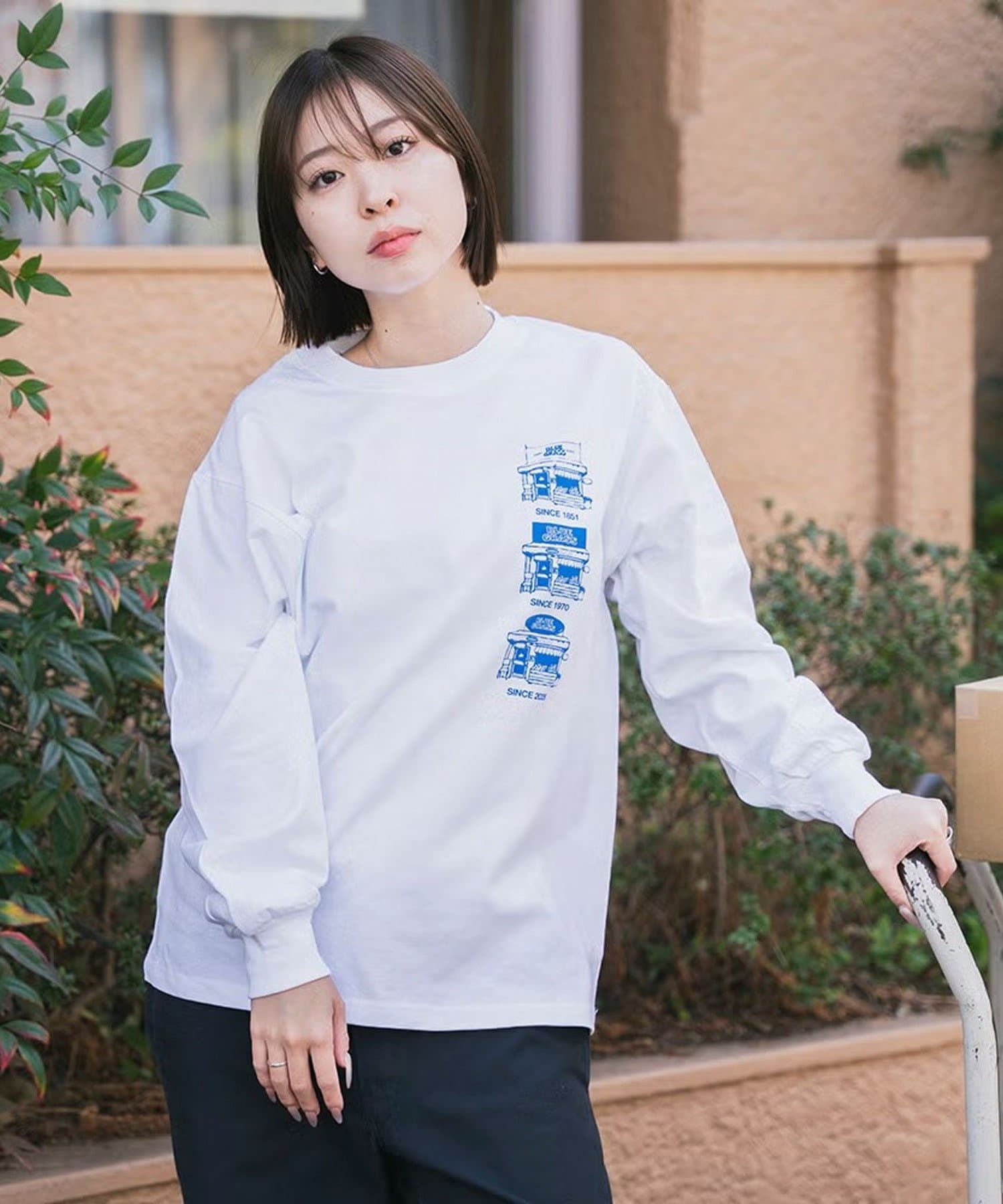 FREDY & GLOSTER(フレディ アンド グロスター) 【BLUE GLASS】DELIVERY LONGSLEEVE TEE