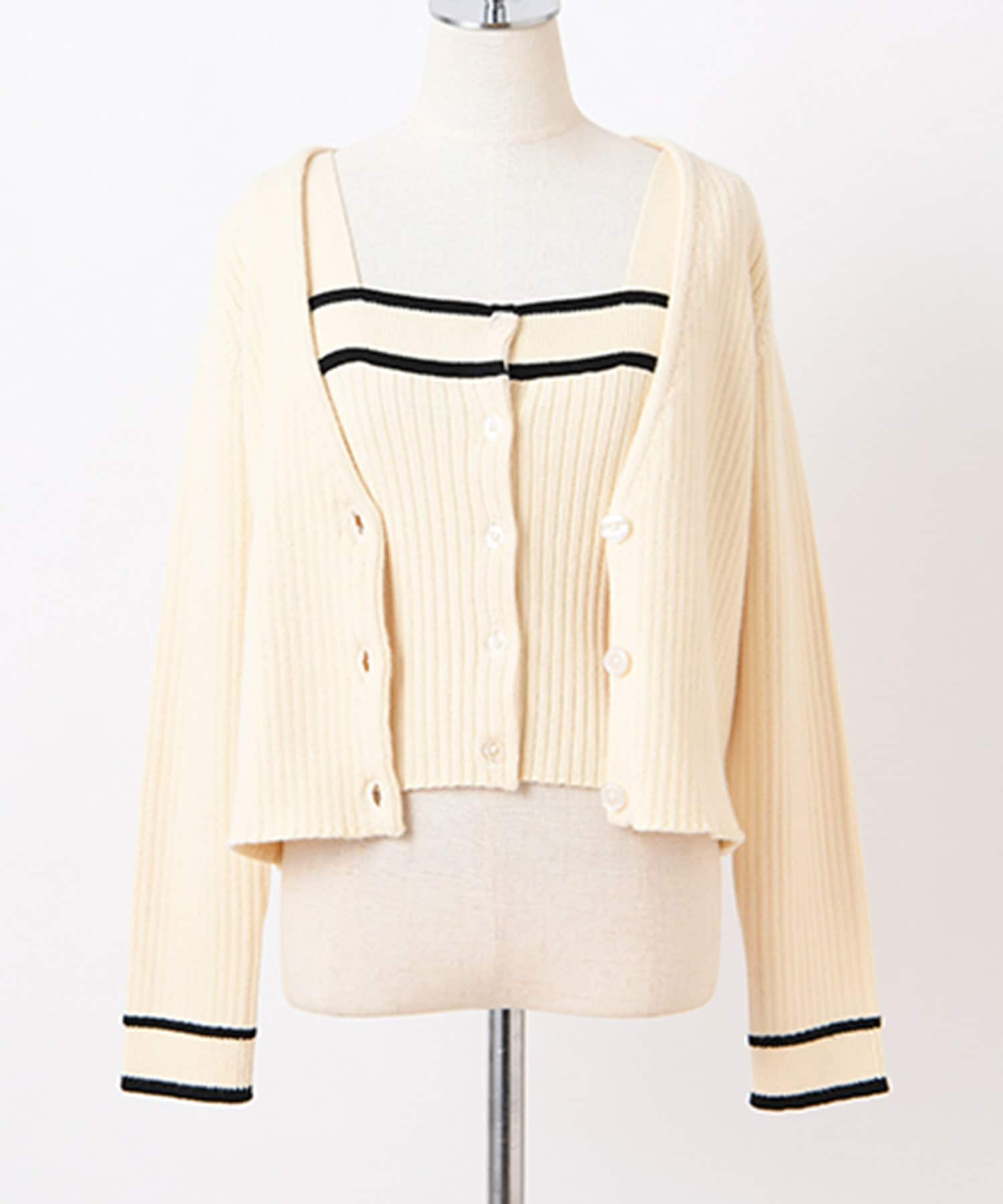 NICE CLAUP / OLIVE des OLIVE OUTLET(ナイスクラップ  / オリーブ デ オリーブ アウトレット) 【Seemi.】ニットアンサンブル/セットアップ対応