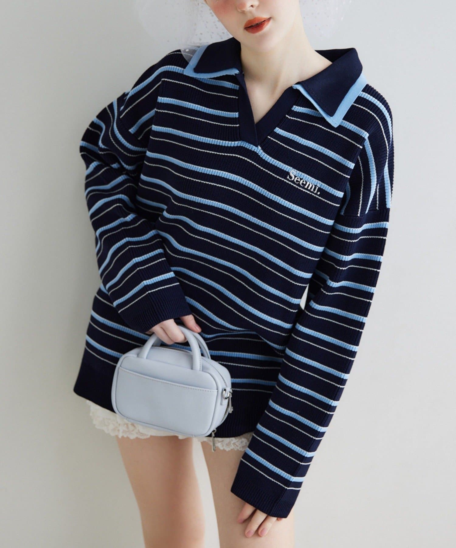 NICE CLAUP / OLIVE des OLIVE OUTLET(ナイスクラップ  / オリーブ デ オリーブ アウトレット) 【Seemi.】ラガーニット