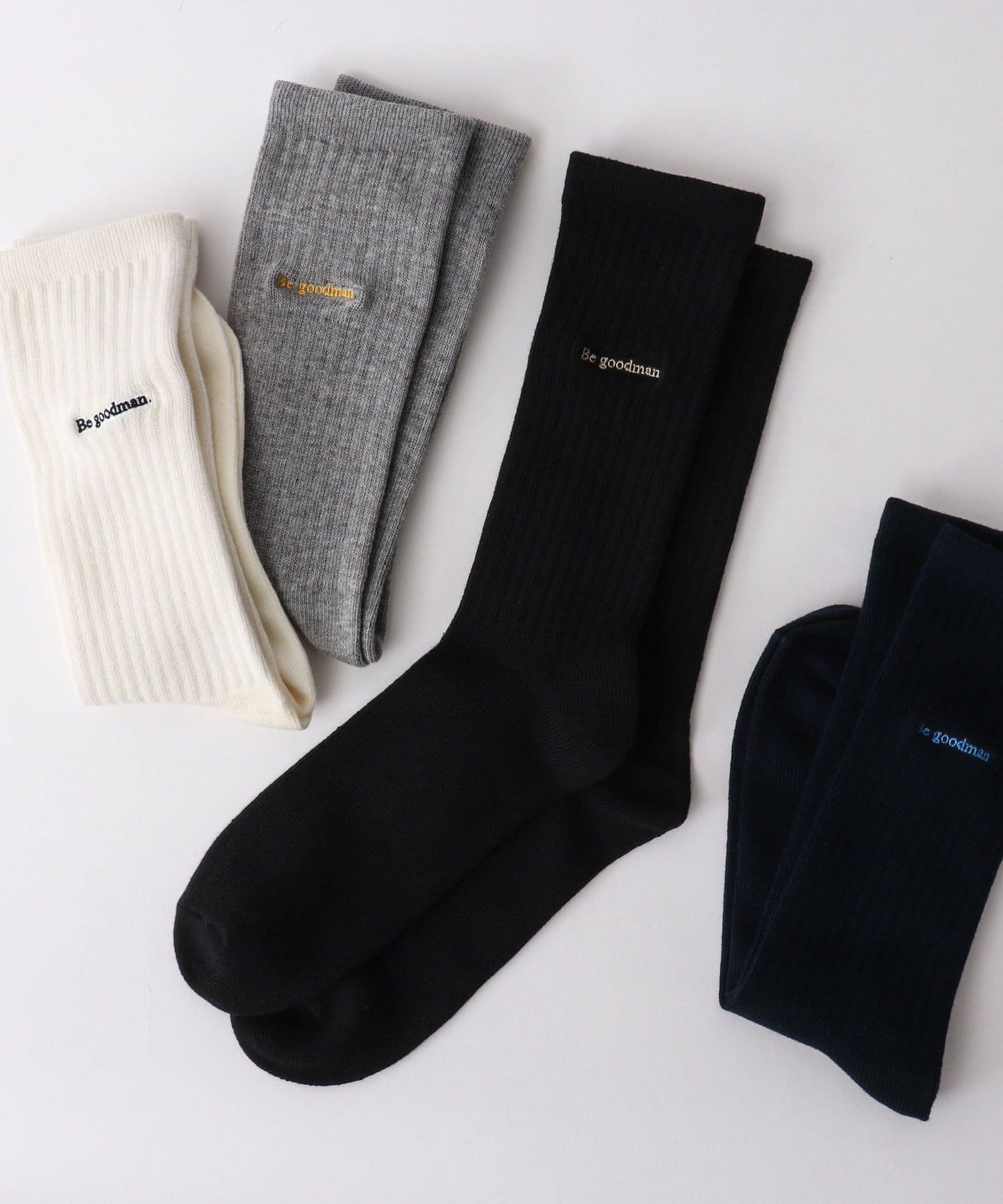NOLLEY'S(ノーリーズ) Be goodmanトップリブクルーソックス