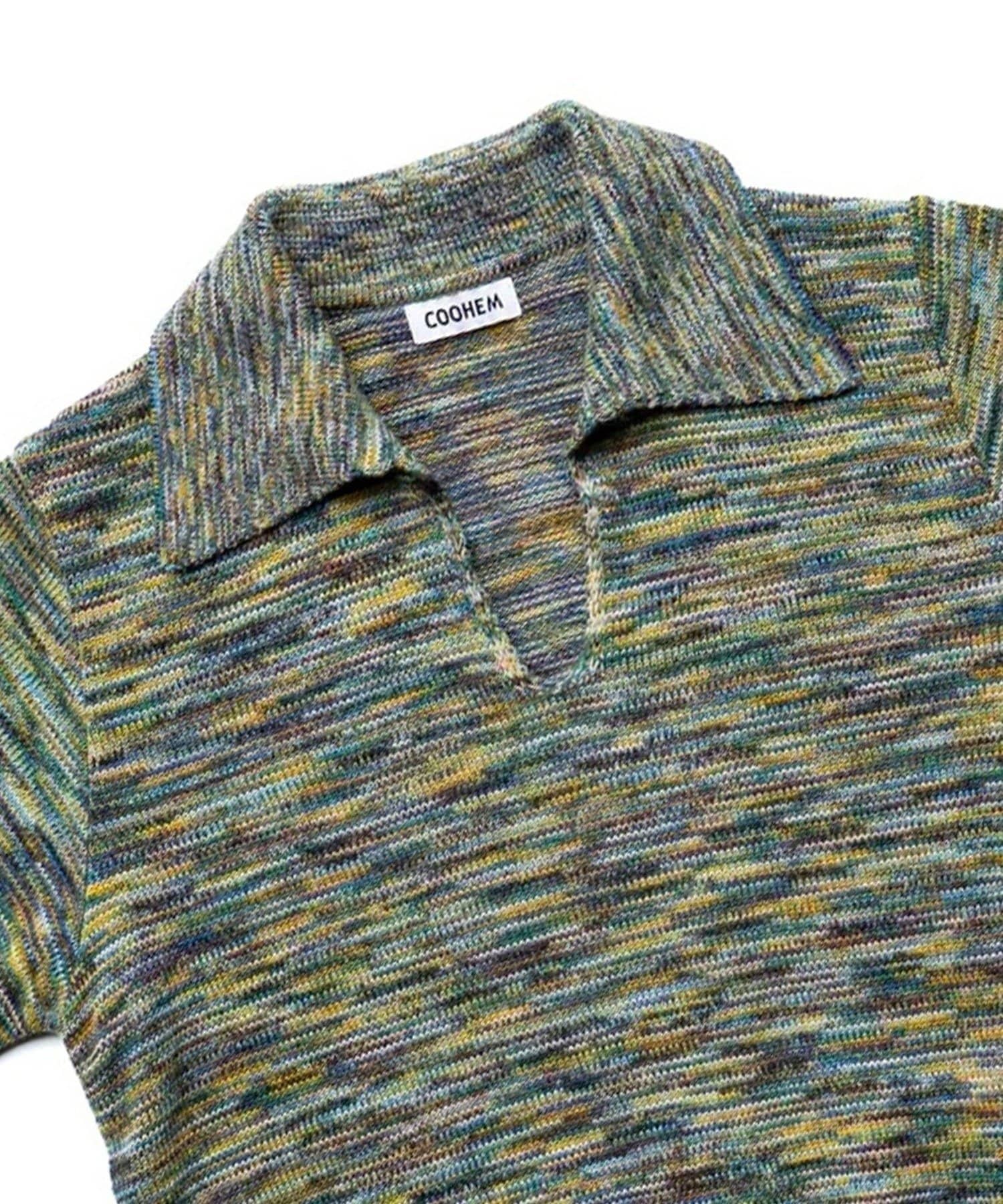 NOLLEY'S(ノーリーズ) 【COOHEM/コーヘン】鬼カスリ ポロ衿スキッパーPO 26AW