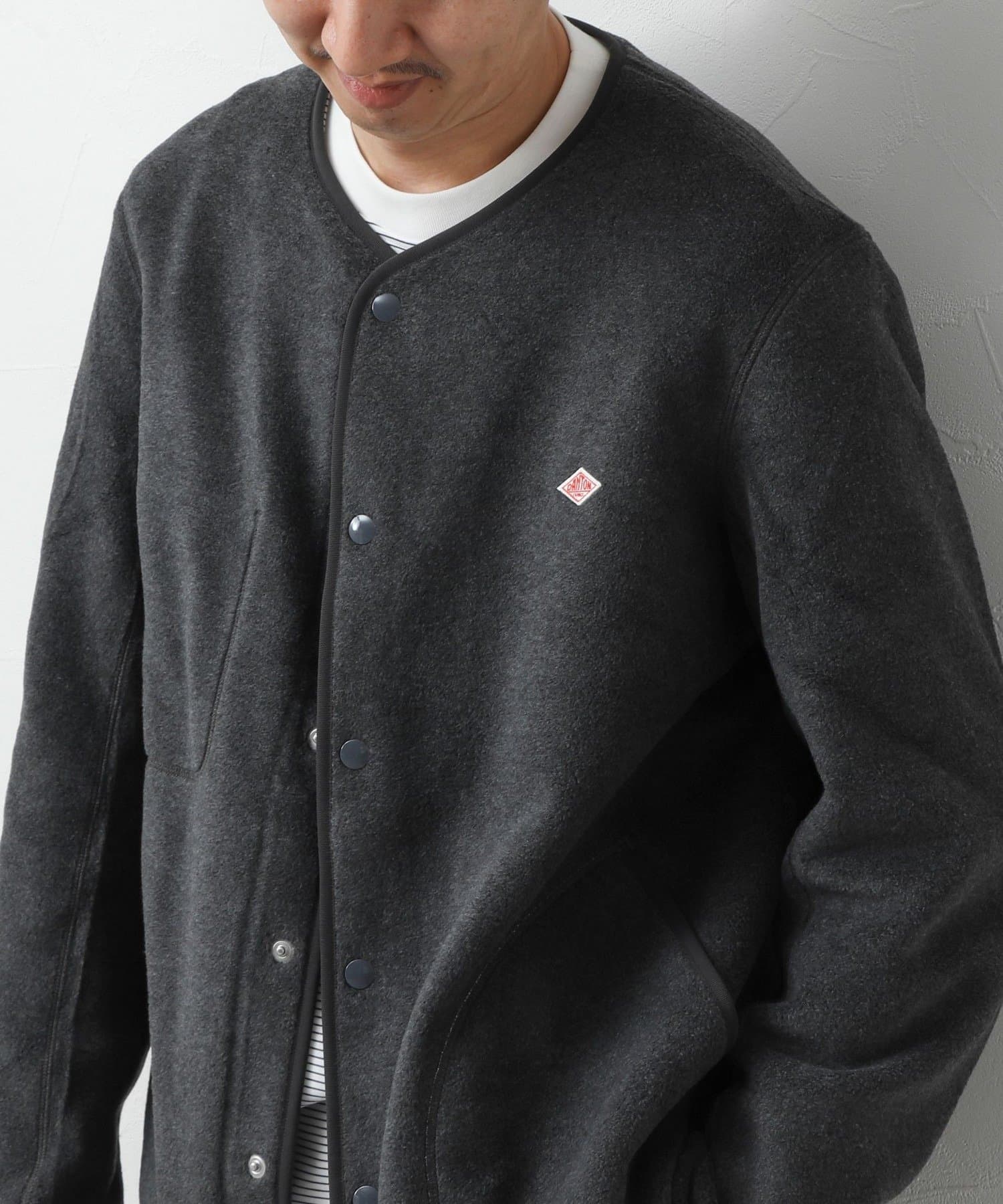 NOLLEY'S(ノーリーズ) 【DANTON/ダントン】FLEECE COLLARLESS JACKET（JD-8939）26AW
