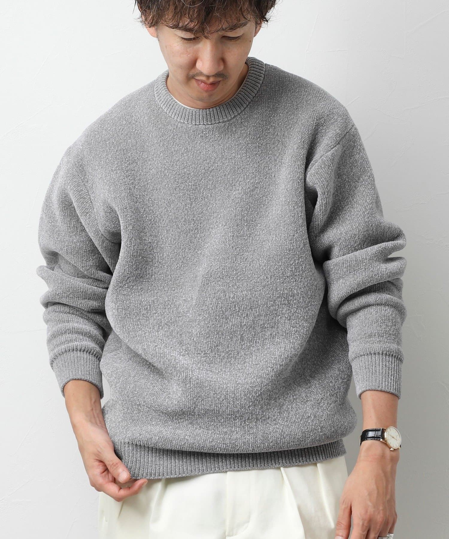 NOLLEY'S(ノーリーズ) 接結モールクルーネック 26AW