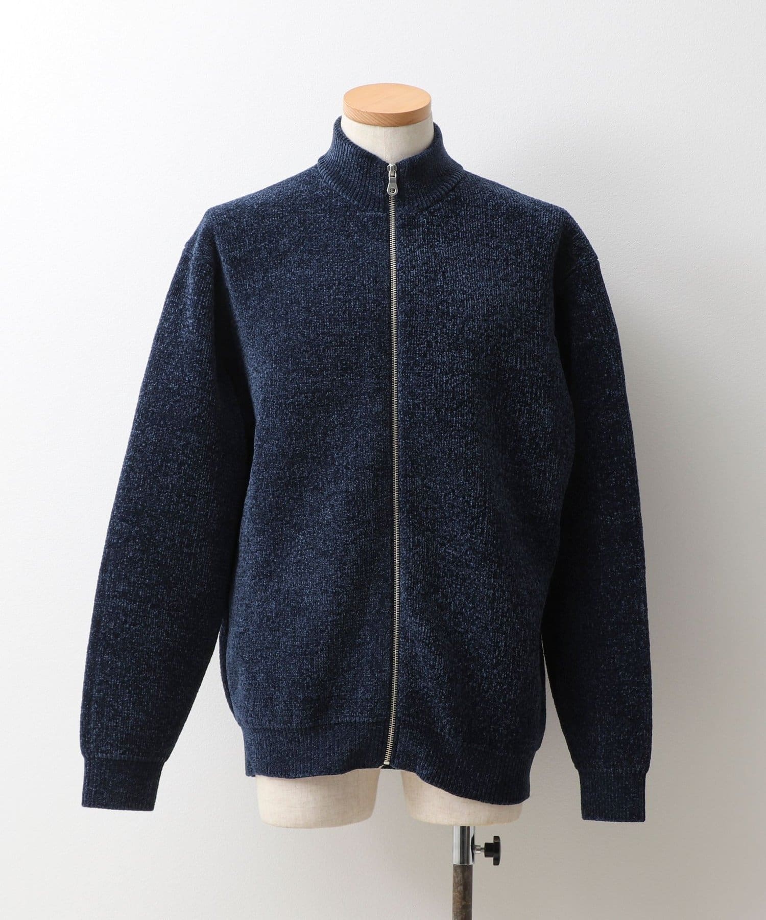 NOLLEY'S(ノーリーズ) 接結モールスタンドジップカーディガン 26AW