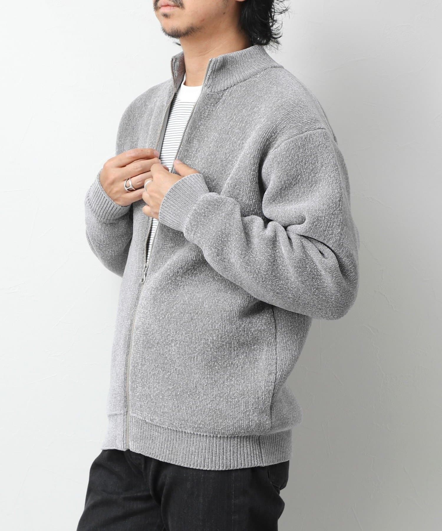 NOLLEY'S(ノーリーズ) 接結モールスタンドジップカーディガン 26AW