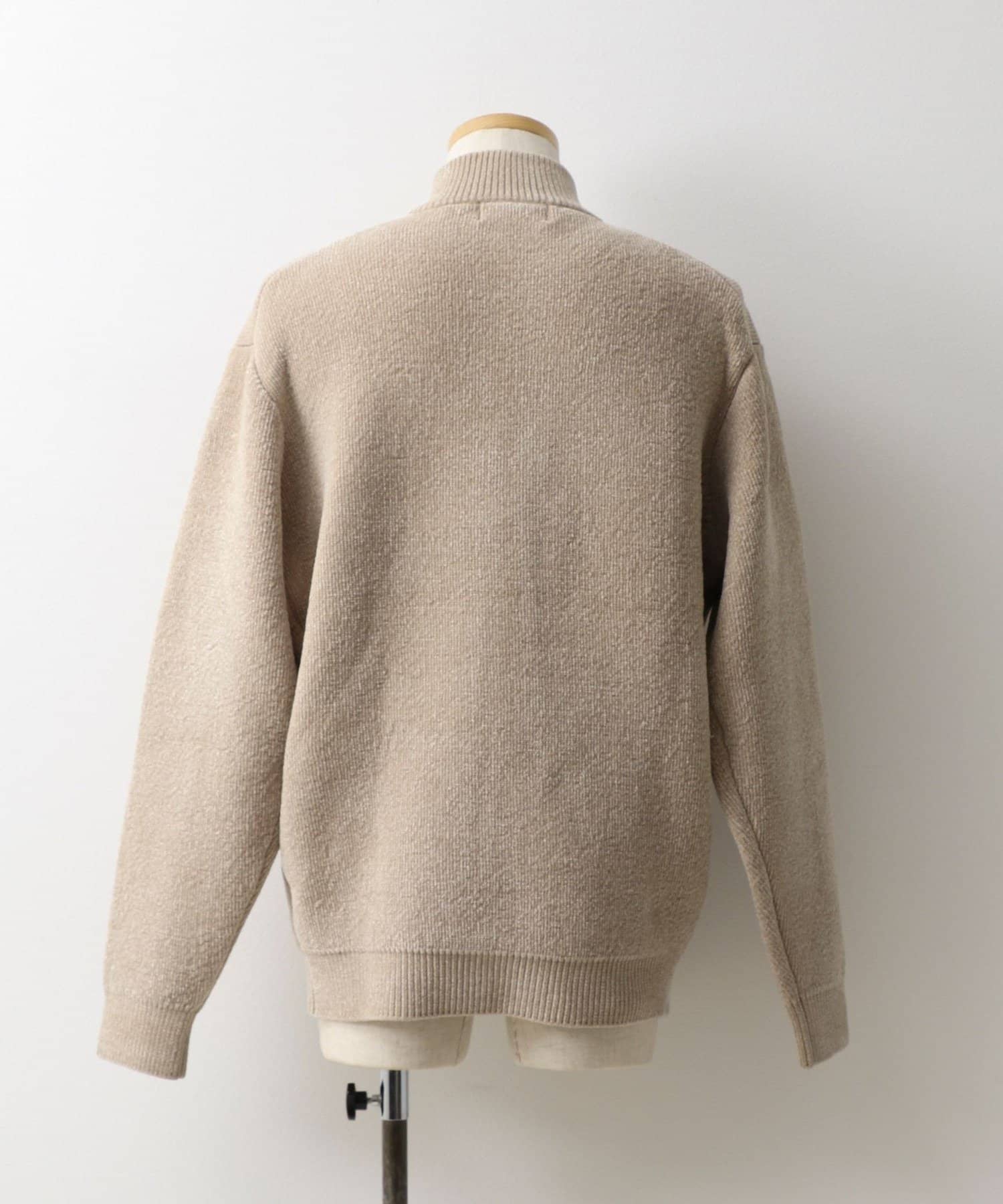 NOLLEY'S(ノーリーズ) 接結モールスタンドジップカーディガン 26AW