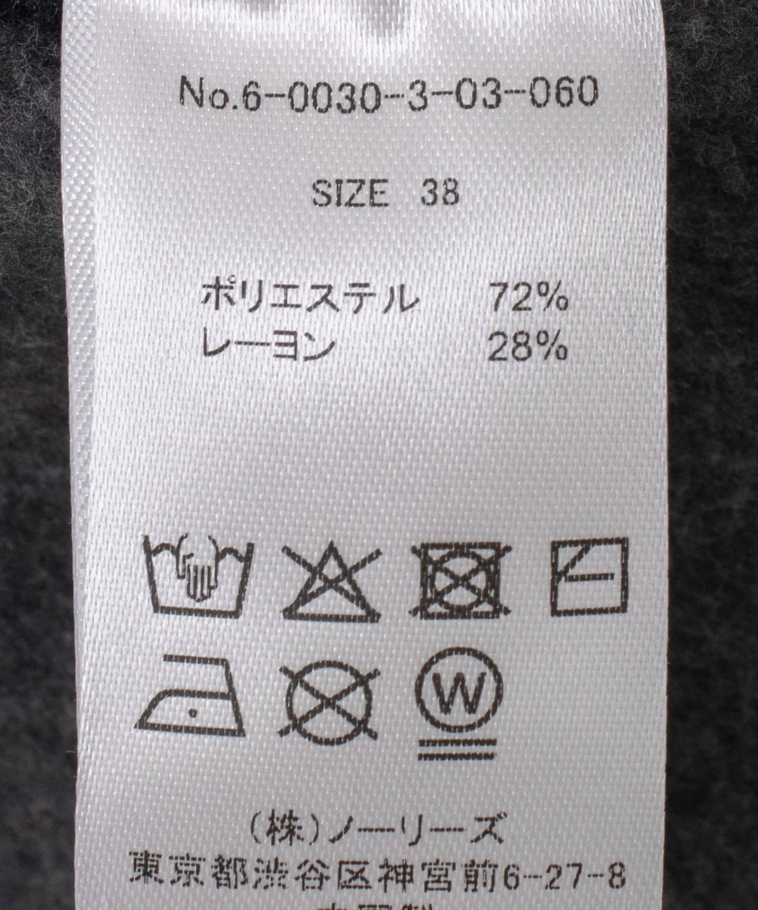NOLLEY'S(ノーリーズ) 【サマになる】ウォッシャブルオトナフリースハーフZIP プルオーバー