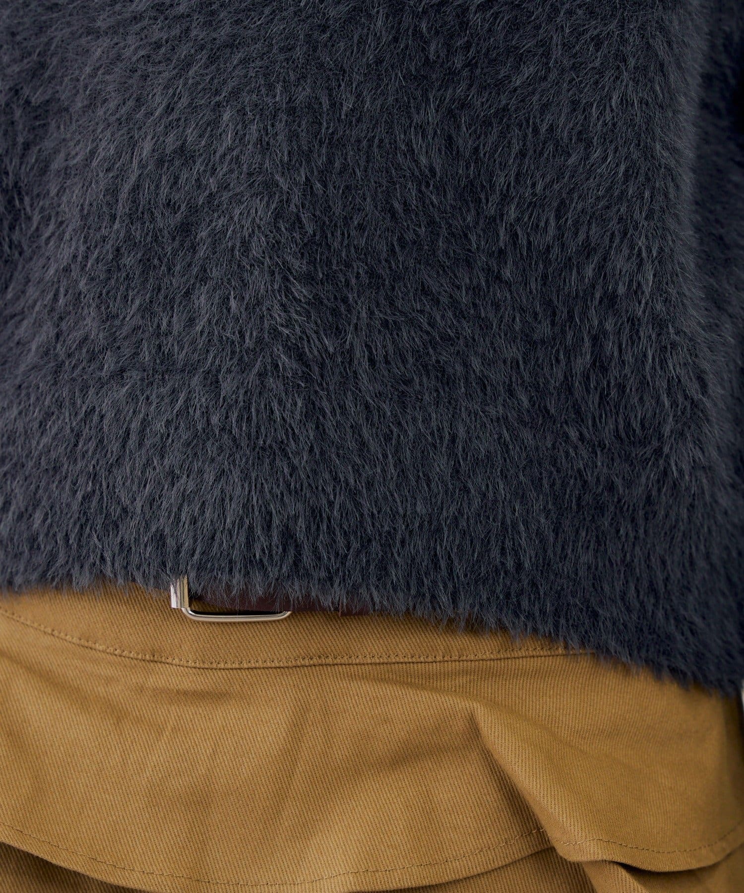 NICE CLAUP / OLIVE des OLIVE OUTLET(ナイスクラップ  / オリーブ デ オリーブ アウトレット) 【continuer】キラキラロゴフェザーニット