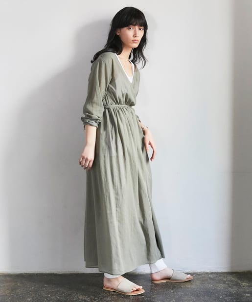 オンラインストア限定】カシュクールマキシワンピース