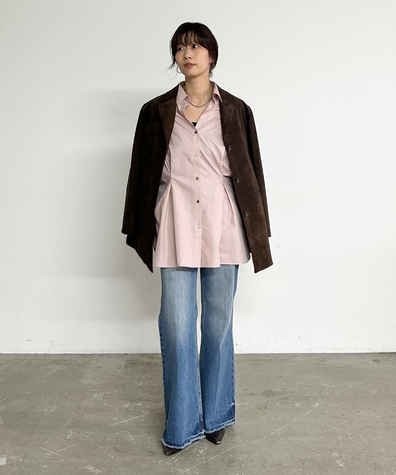 LARUTA(ラルータ) <Haru企画>前後タックBIGシャツ