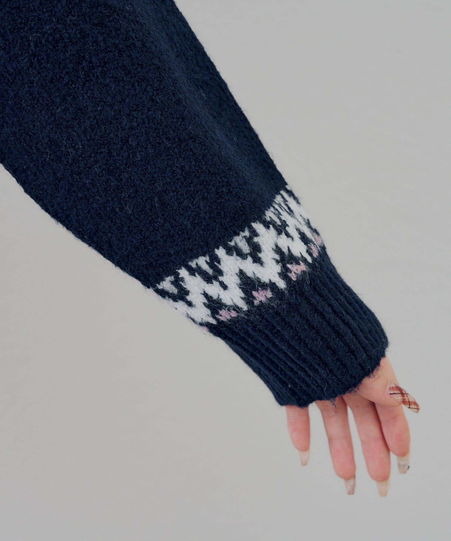 NICE CLAUP / OLIVE des OLIVE OUTLET(ナイスクラップ  / オリーブ デ オリーブ アウトレット) 【ANOTHER BRANCH】ノルディック柄ニット