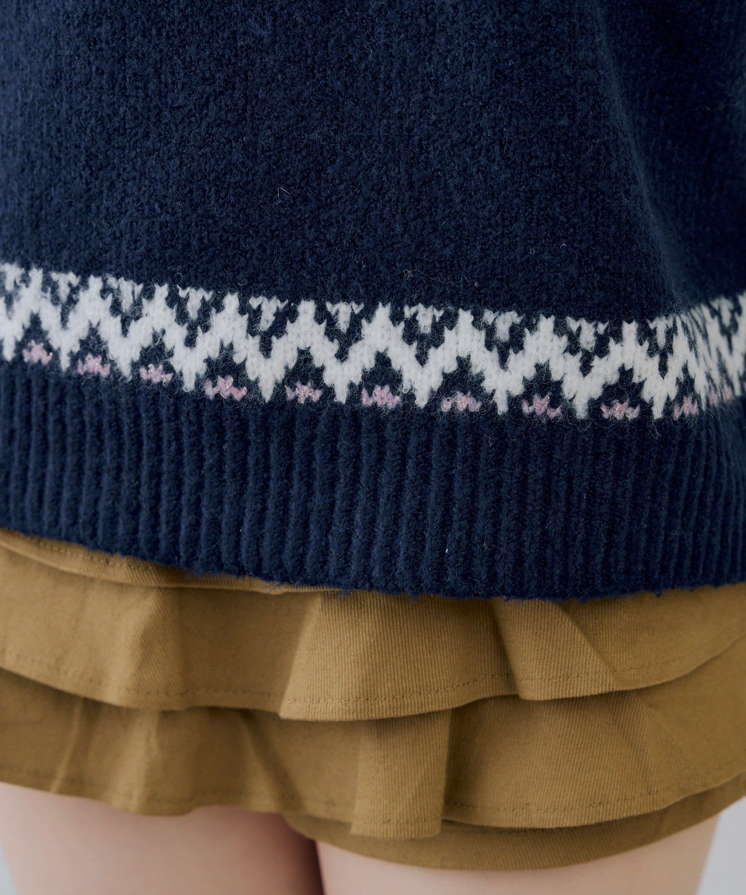 NICE CLAUP / OLIVE des OLIVE OUTLET(ナイスクラップ  / オリーブ デ オリーブ アウトレット) 【ANOTHER BRANCH】ノルディック柄ニット