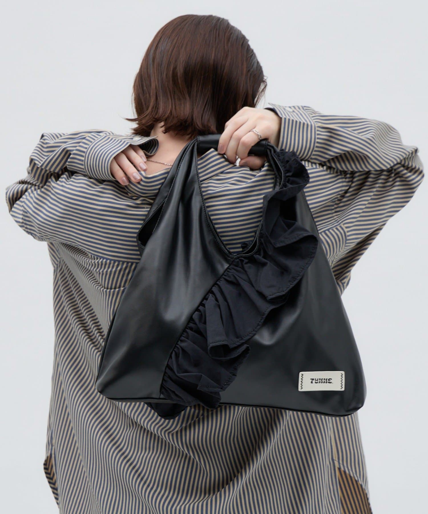 CIAOPANIC TYPY(チャオパニックティピー) 【26Winter展示会 出展商品】【TYNNE.】配色フリルトライアングル2WAYショルダーBAG