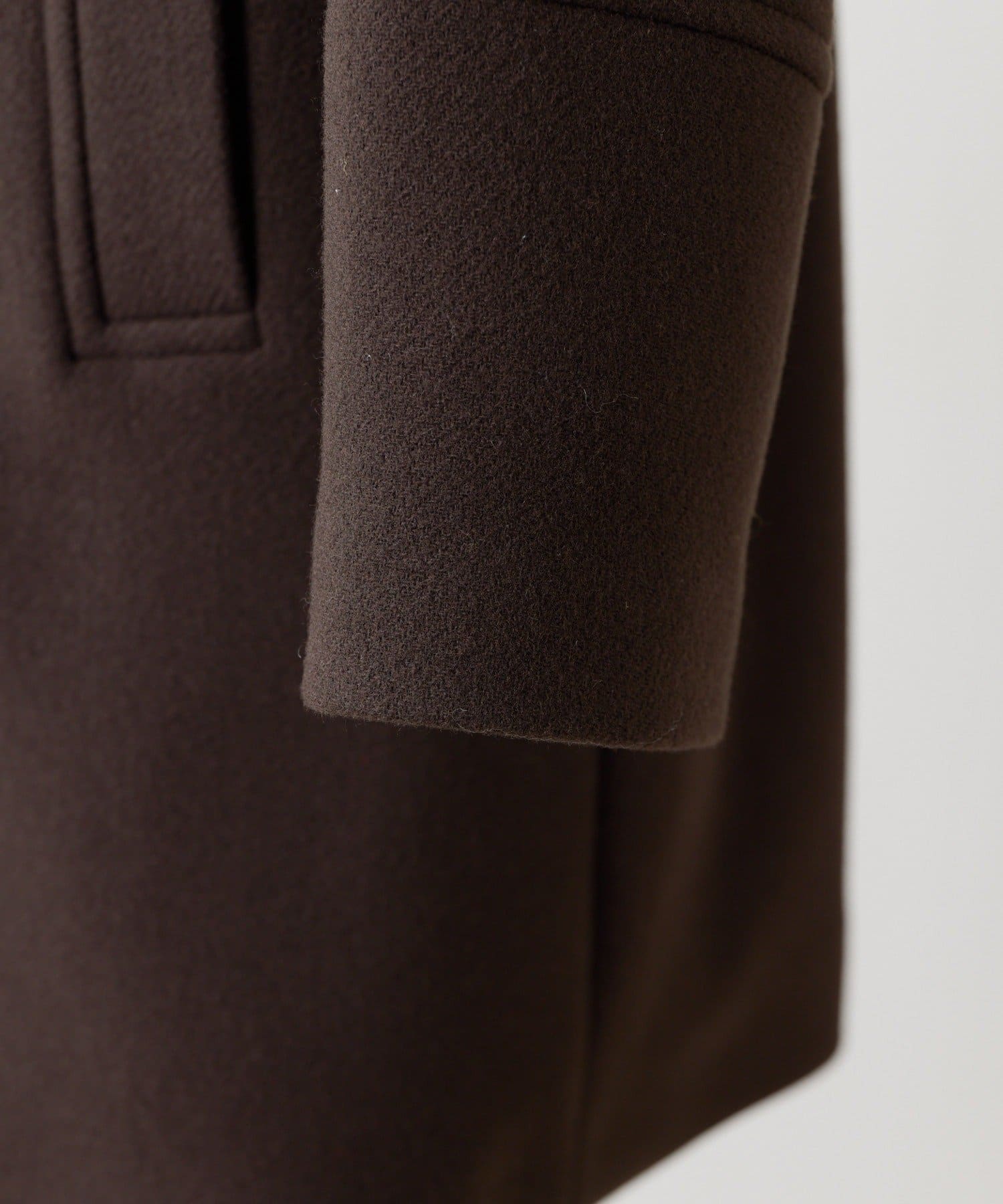 ear PAPILLONNER(イア パピヨネ) 【Trench＆Coat.(トレンチ・アンド・コート)】BILOBA/ブラウンウールコート