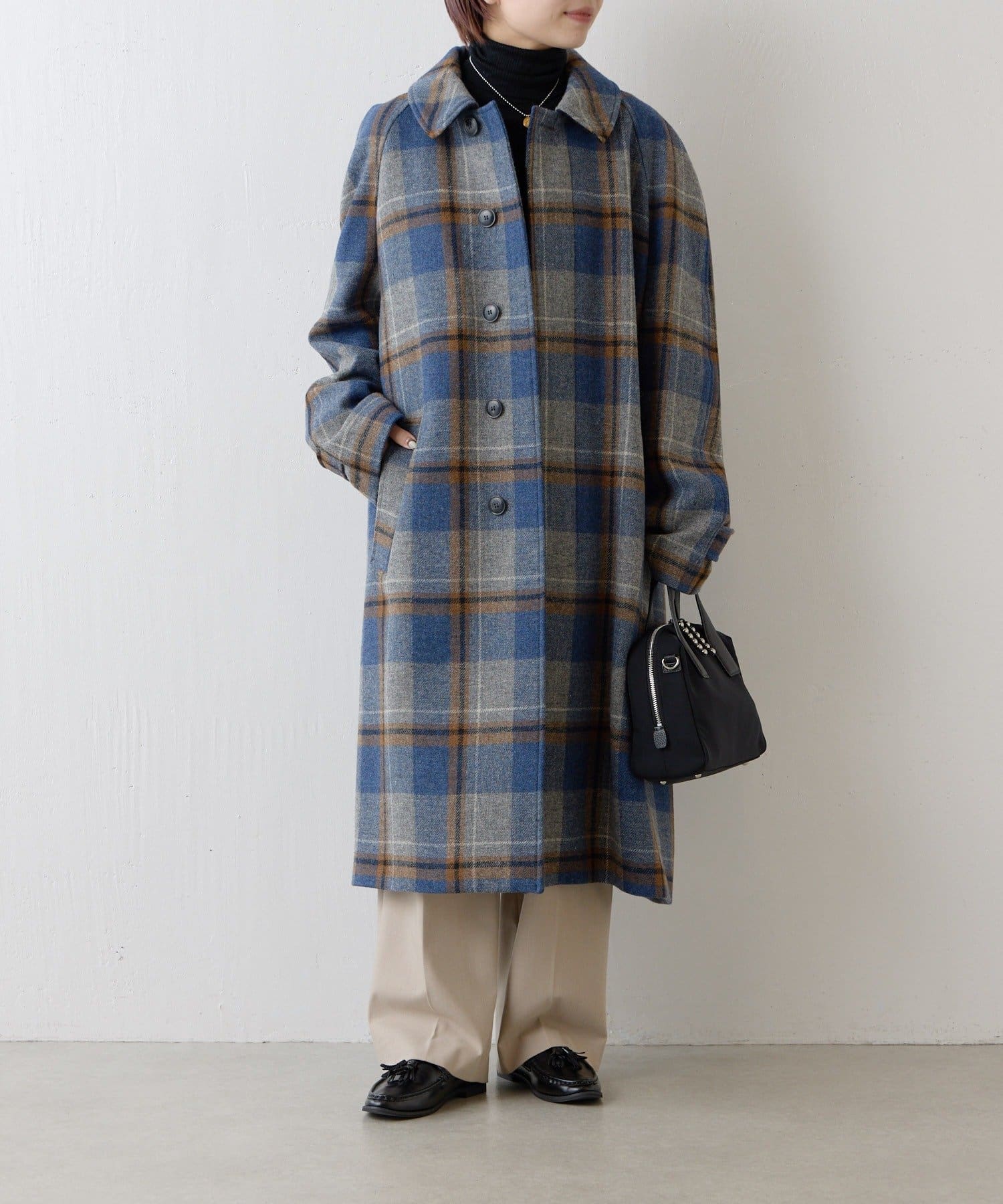 ear PAPILLONNER(イア パピヨネ) 【Trench＆Coat.(トレンチ・アンド・コート)】MARIUS/ウールロングコート