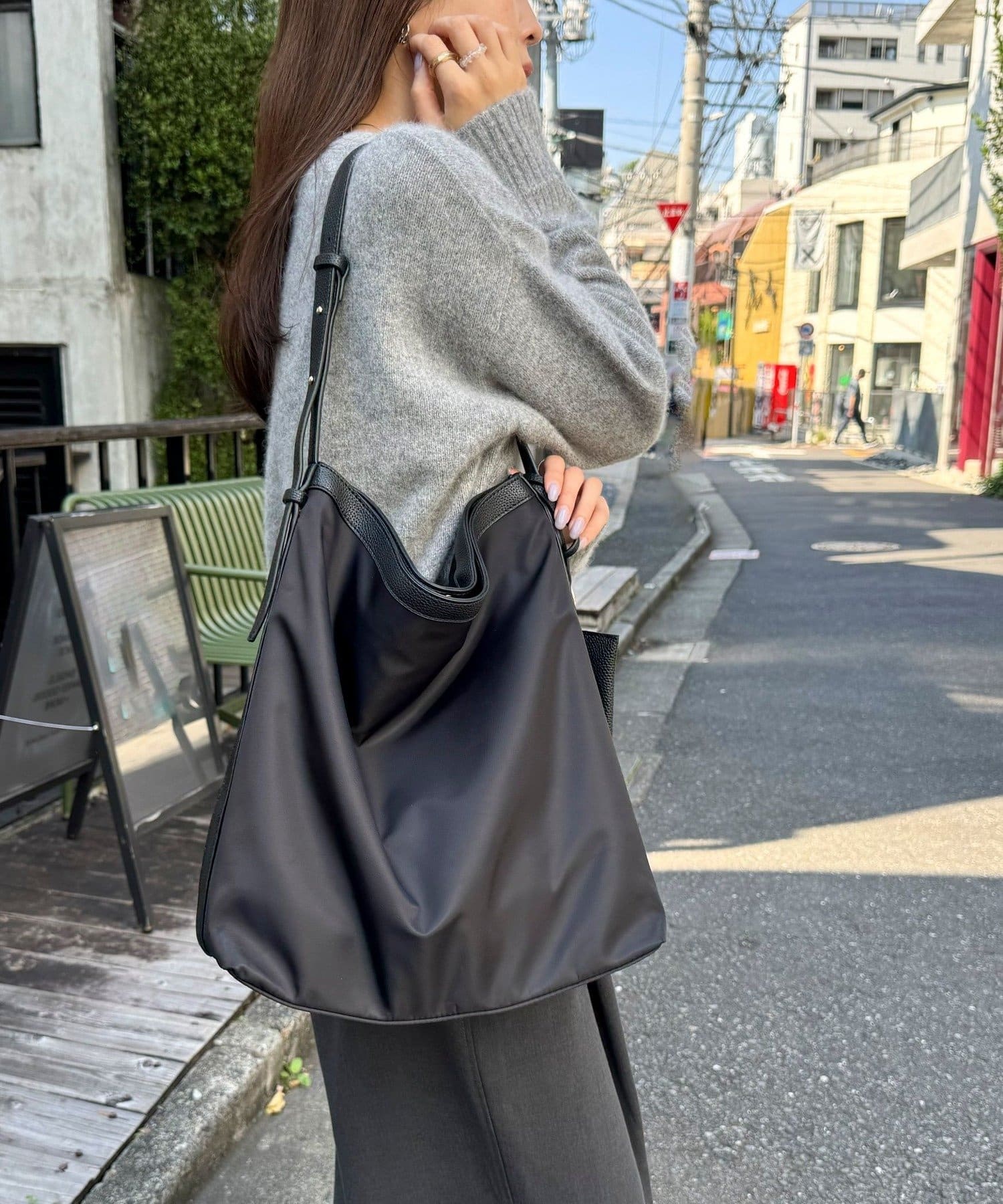 FREDY & GLOSTER(フレディ アンド グロスター) 撥水ナイロンワンショルバッグ