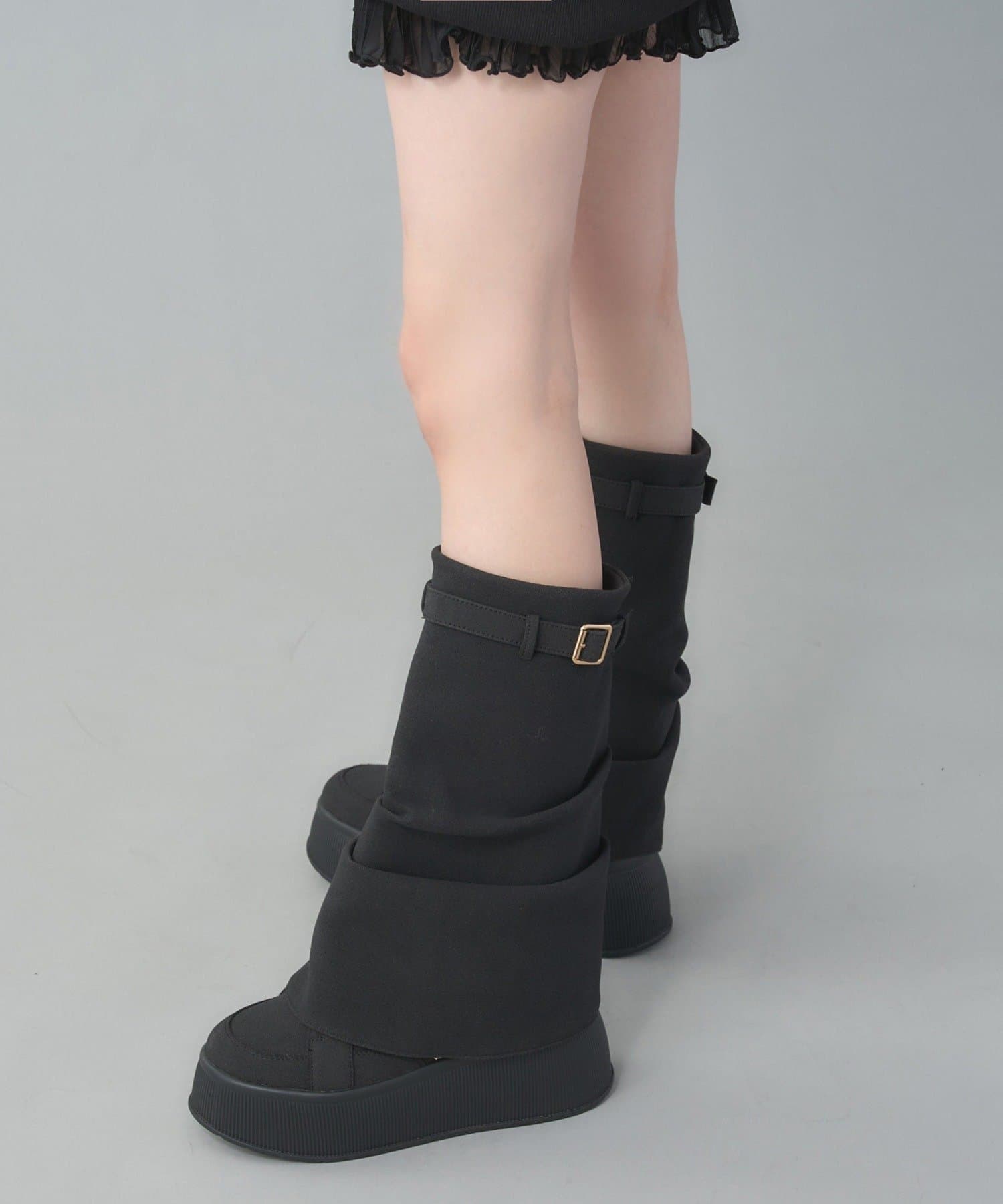 NICE CLAUP / OLIVE des OLIVE OUTLET(ナイスクラップ  / オリーブ デ オリーブ アウトレット) 【one after another】カバー付きカスタムスニーカー